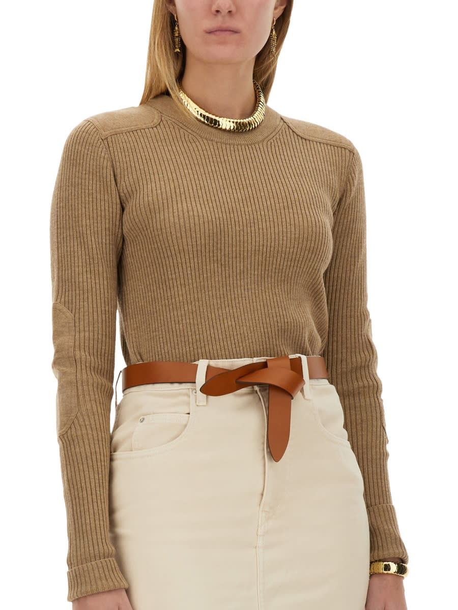 Isabel Marant Étoile Jersey "gabyne" In Beige