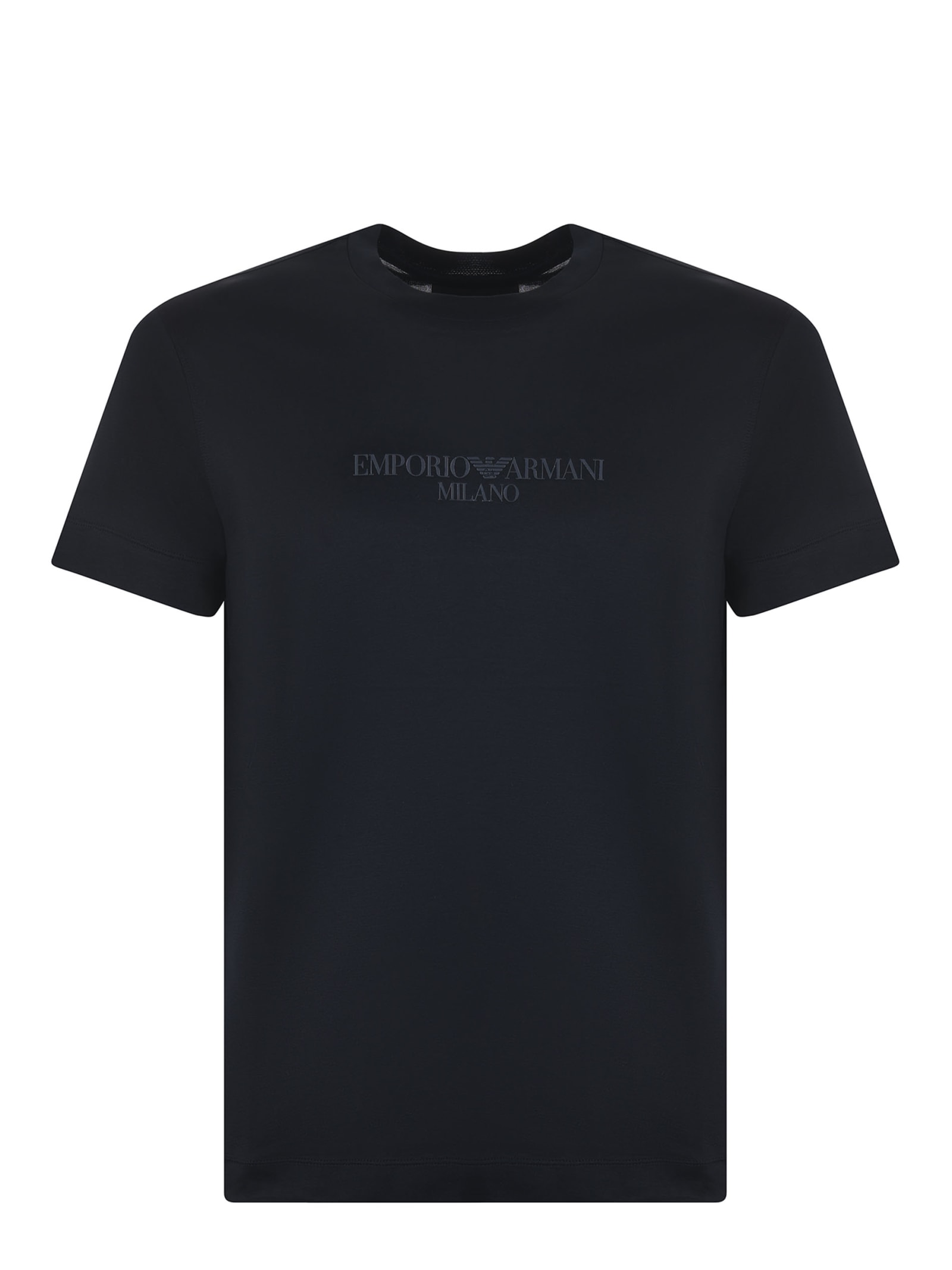 Emporio Armani T-shirt Emporio Armani In Lyocell E Cotone