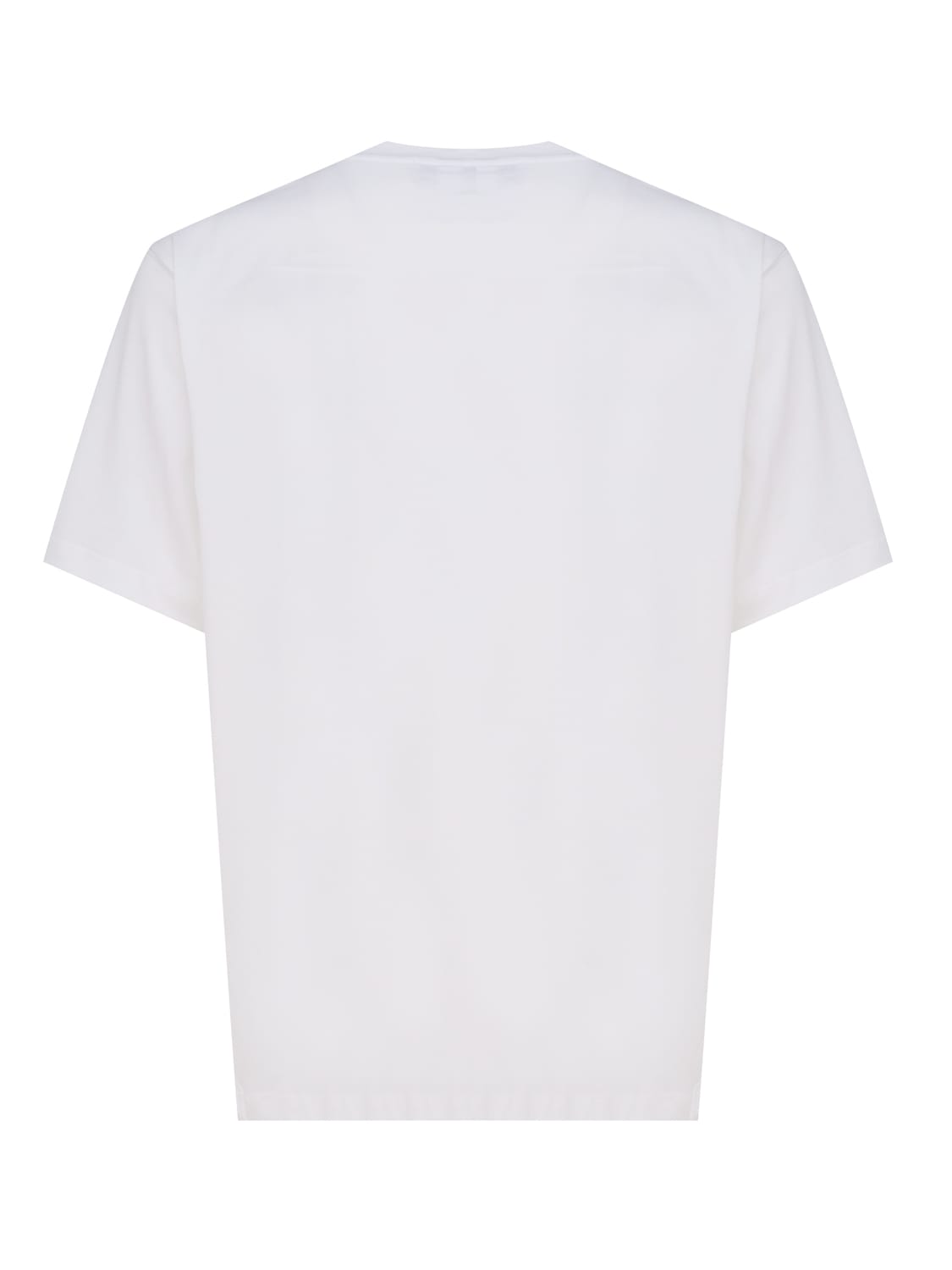 Shop Lardini Cotton T-shirt In White