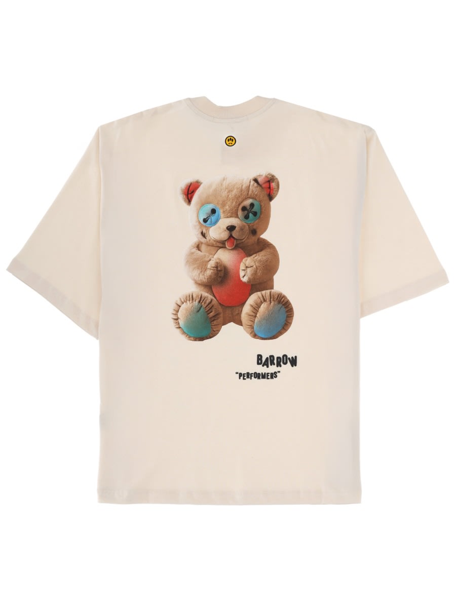 Barrow T-shirt With Print In Neutral