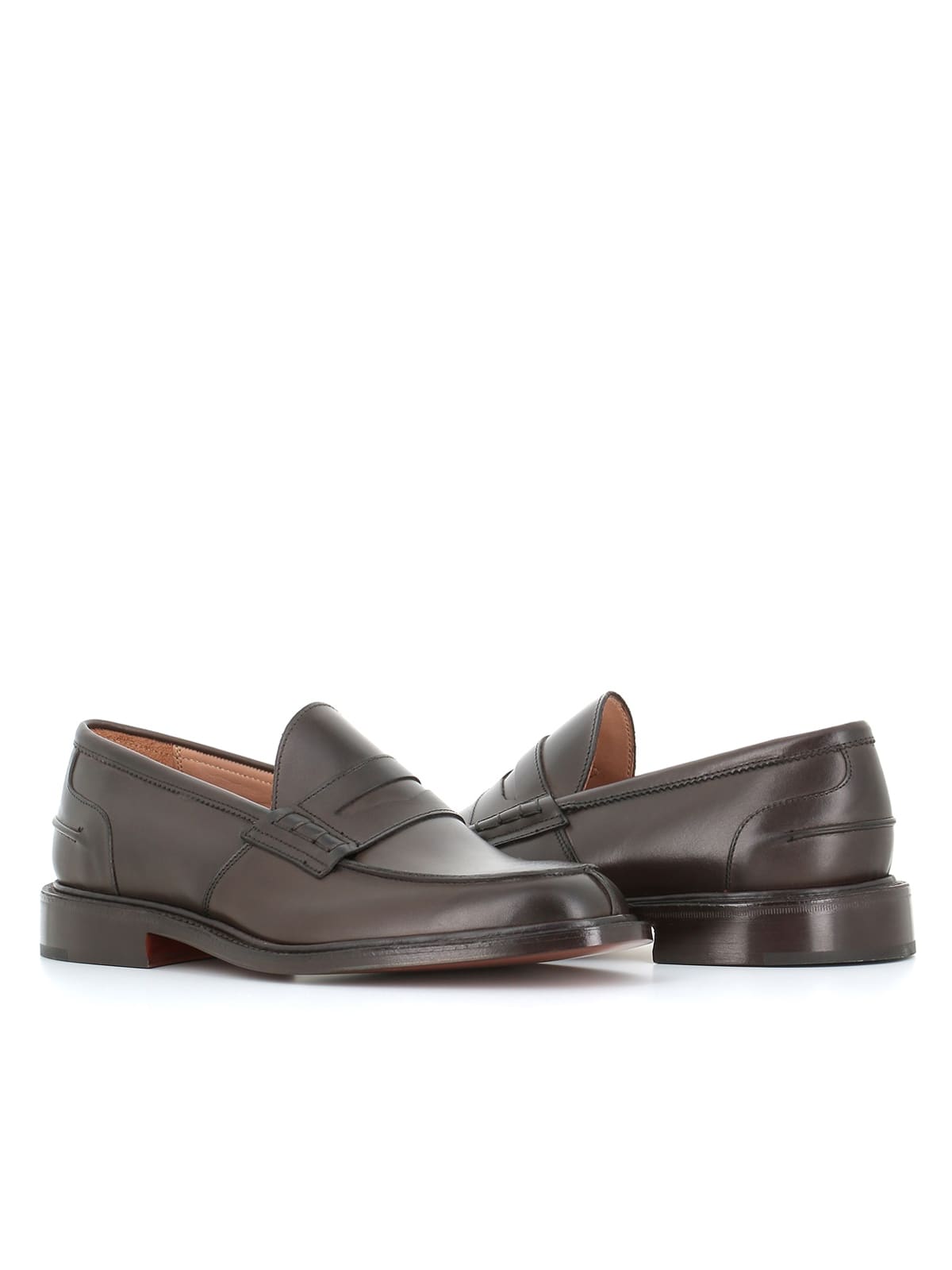 Shop Tricker's Loafers James In Brown