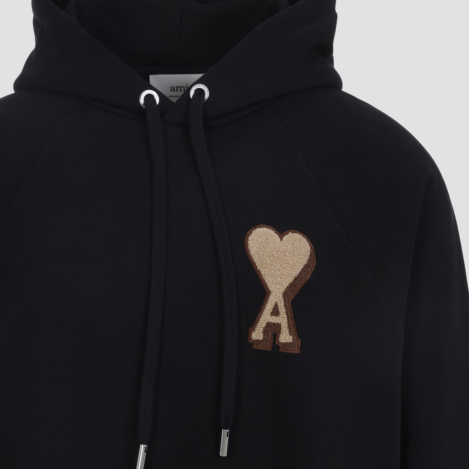 Ami Alexandre Mattiussi Ami Sweatshirt Hoodie With Adc Pa Men In Black