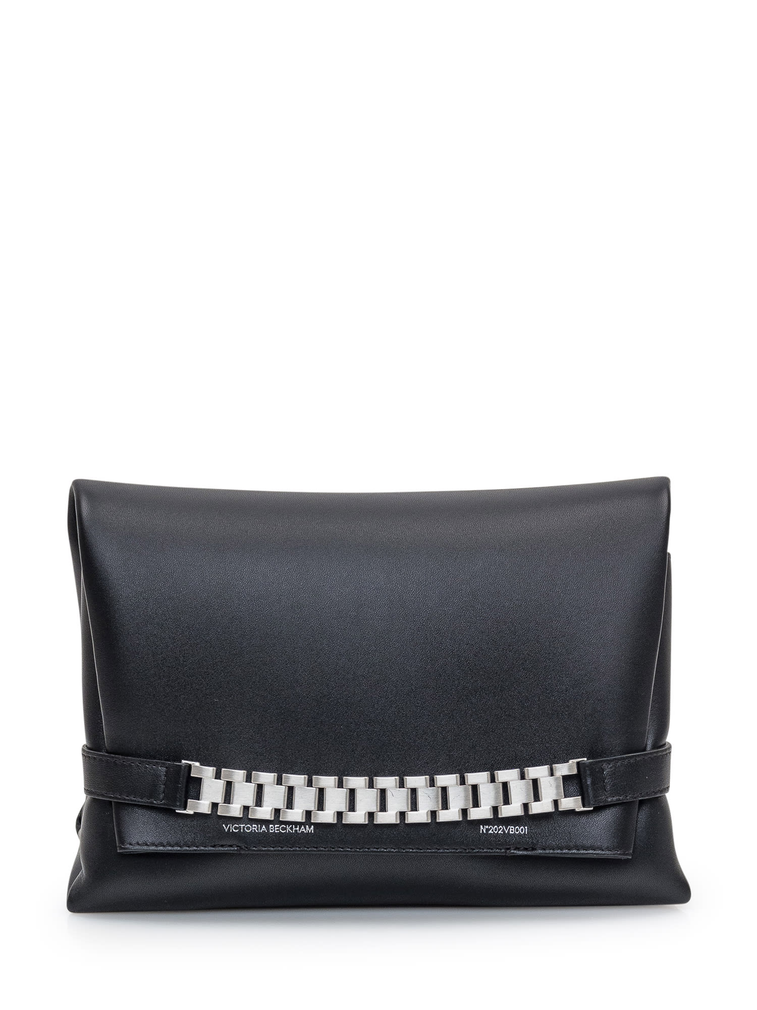 Shop Victoria Beckham Chain Pouch Bag In Black