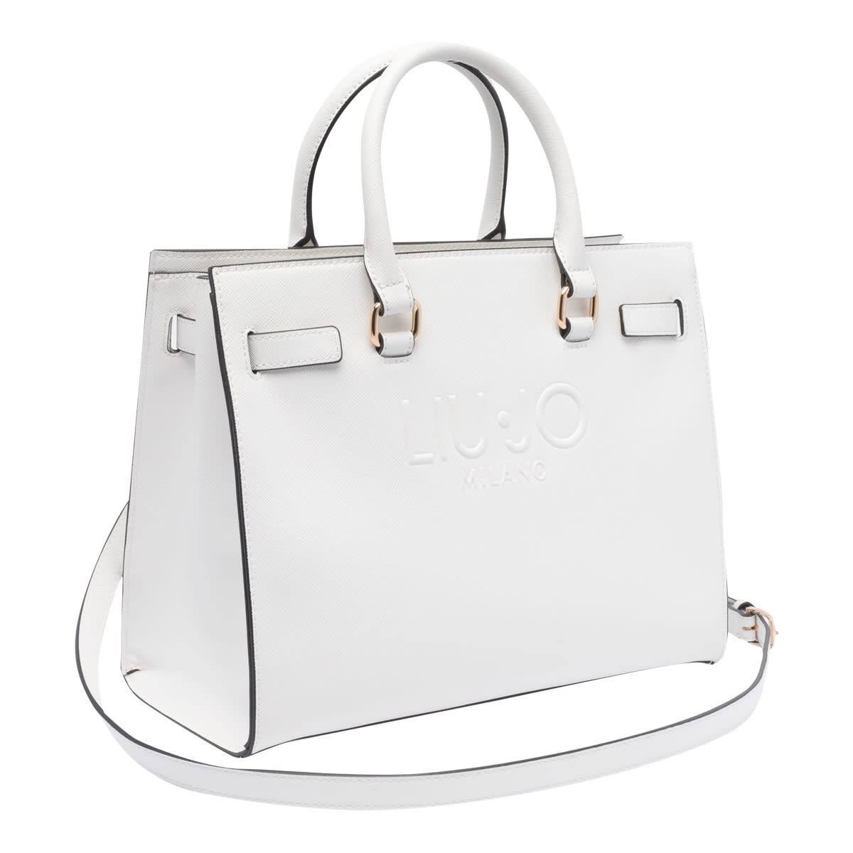 Liu •jo Logo Tote Bag In White