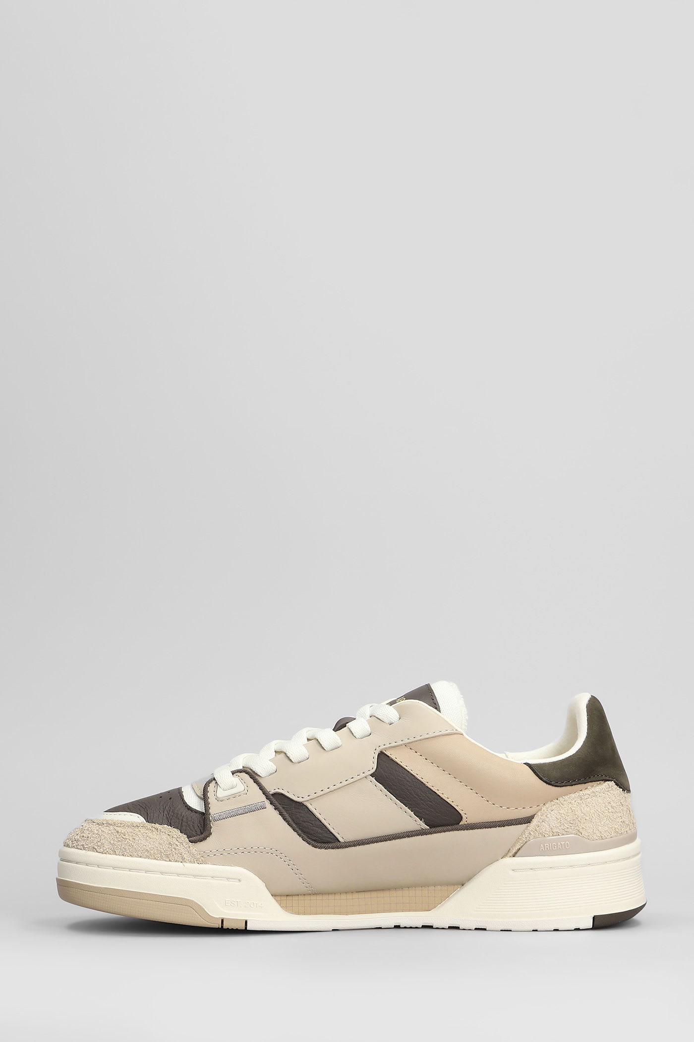 Axel Arigato Clay Sneaker Sneakers In Beige Leather In Sand