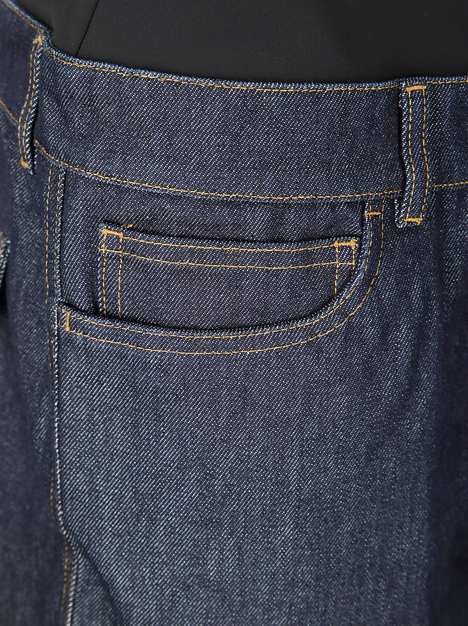 COPERNI HYBRID MIDI DENIM SKIRT
