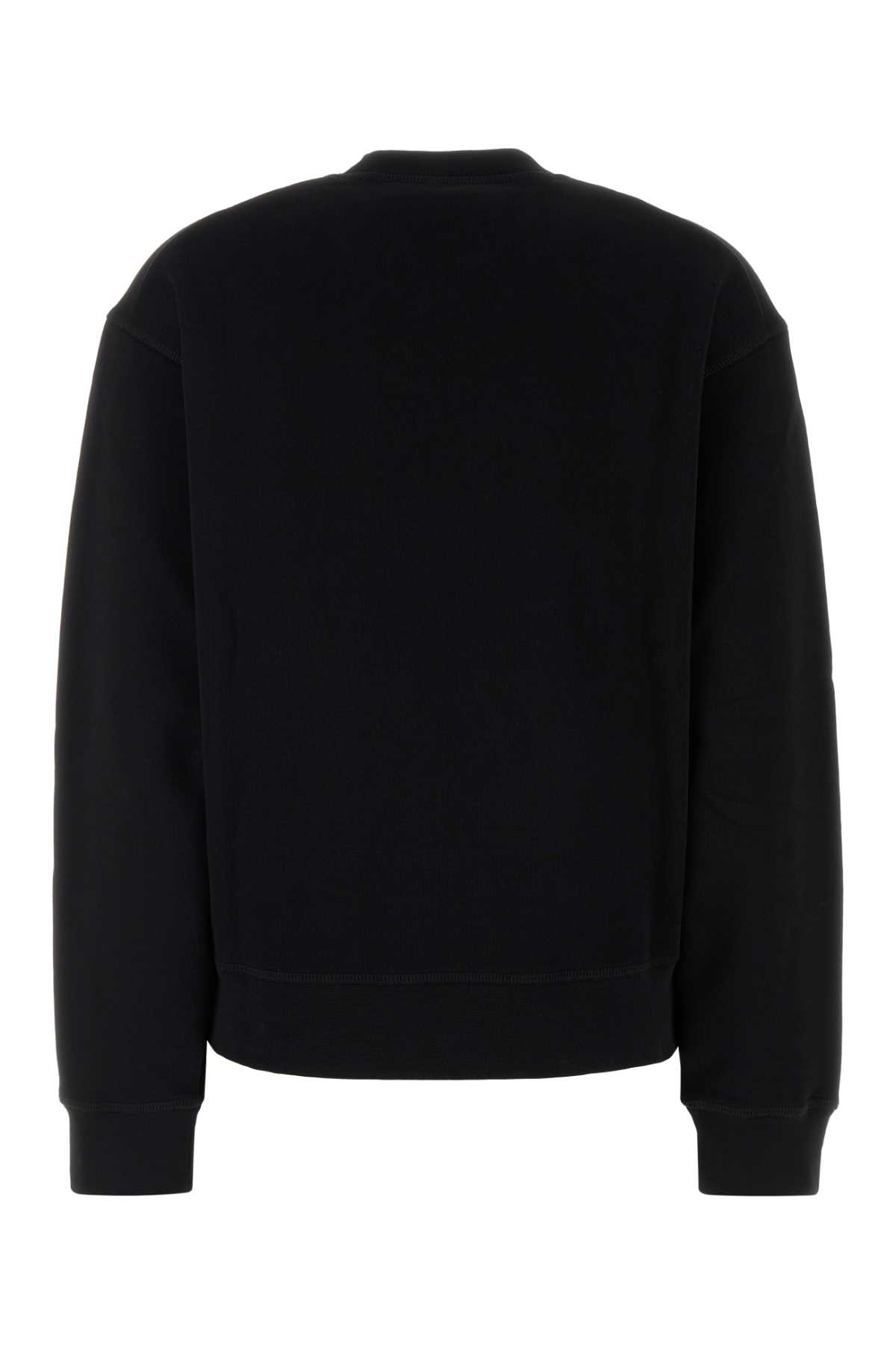 Dsquared2 Black Cotton Sweatshirt In 962