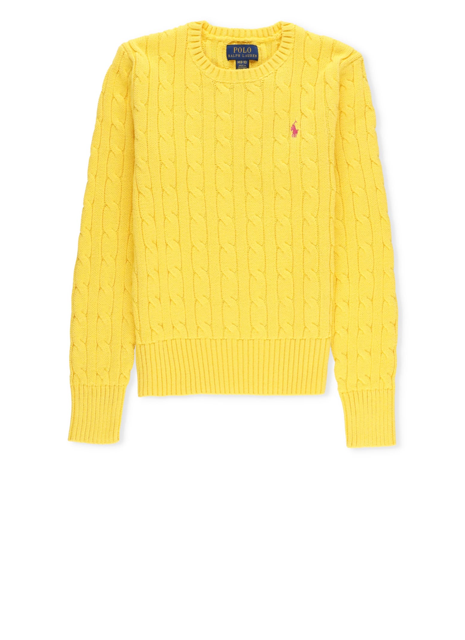 Shop Ralph Lauren Pony Sweater In Yellow