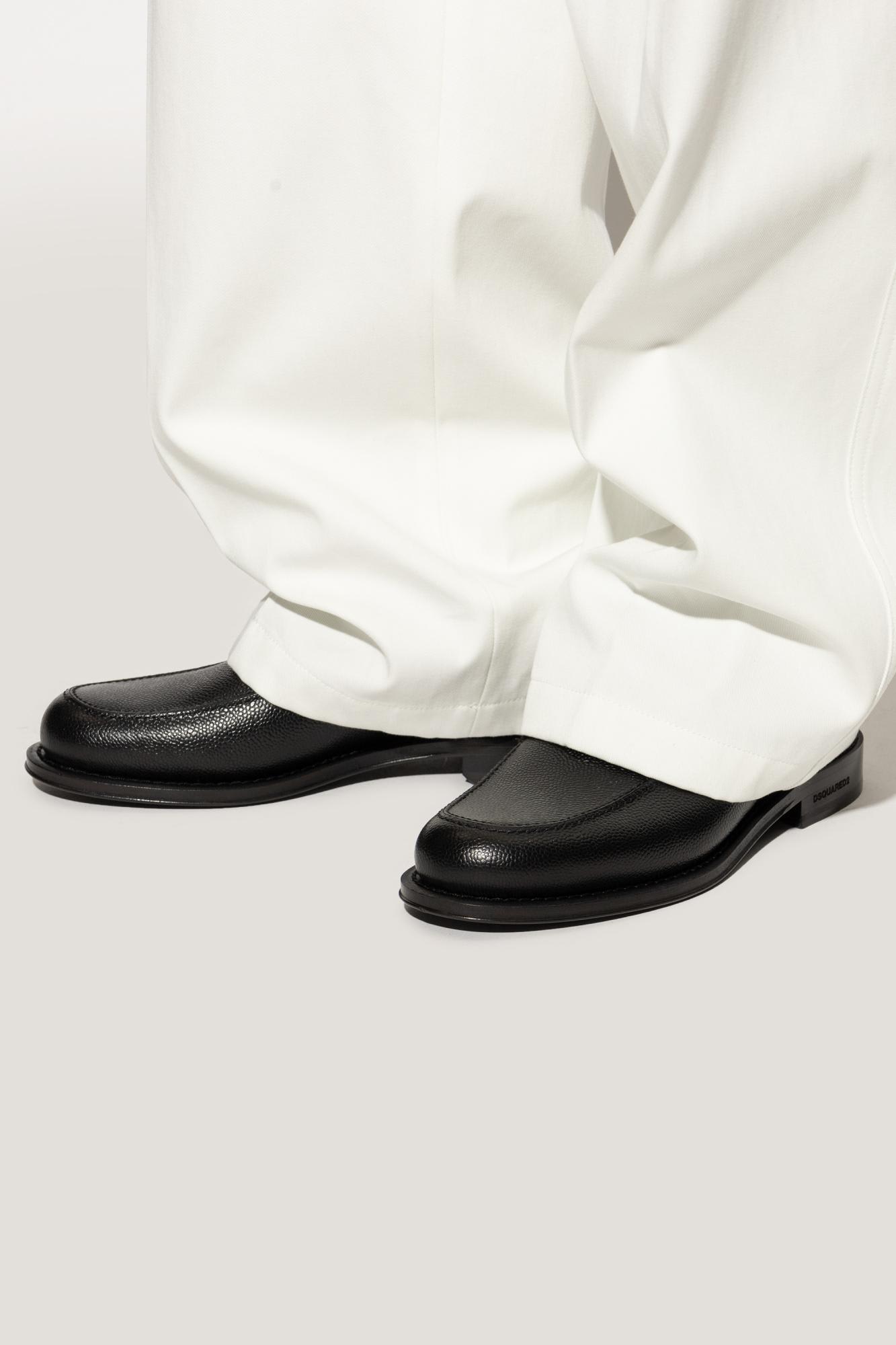 Dsquared2 Neoclassic Boat Shoes In Black