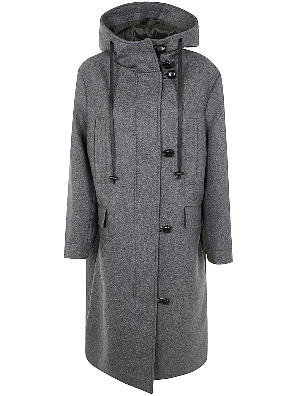 Shop Semicouture Vincent Coat In Grey