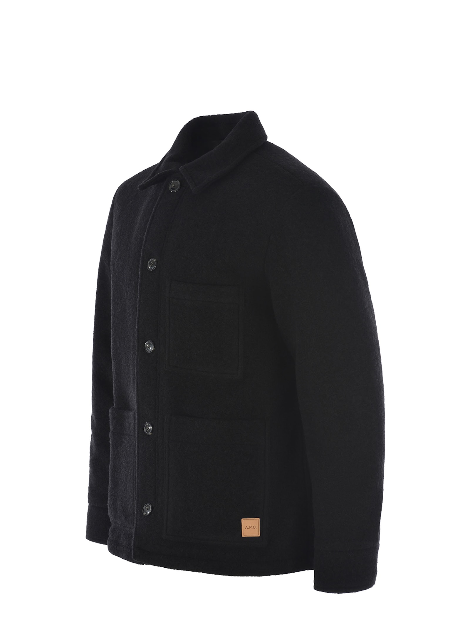 Shop Apc Shirt A.p.c. Made Of Virgin Wool In Black