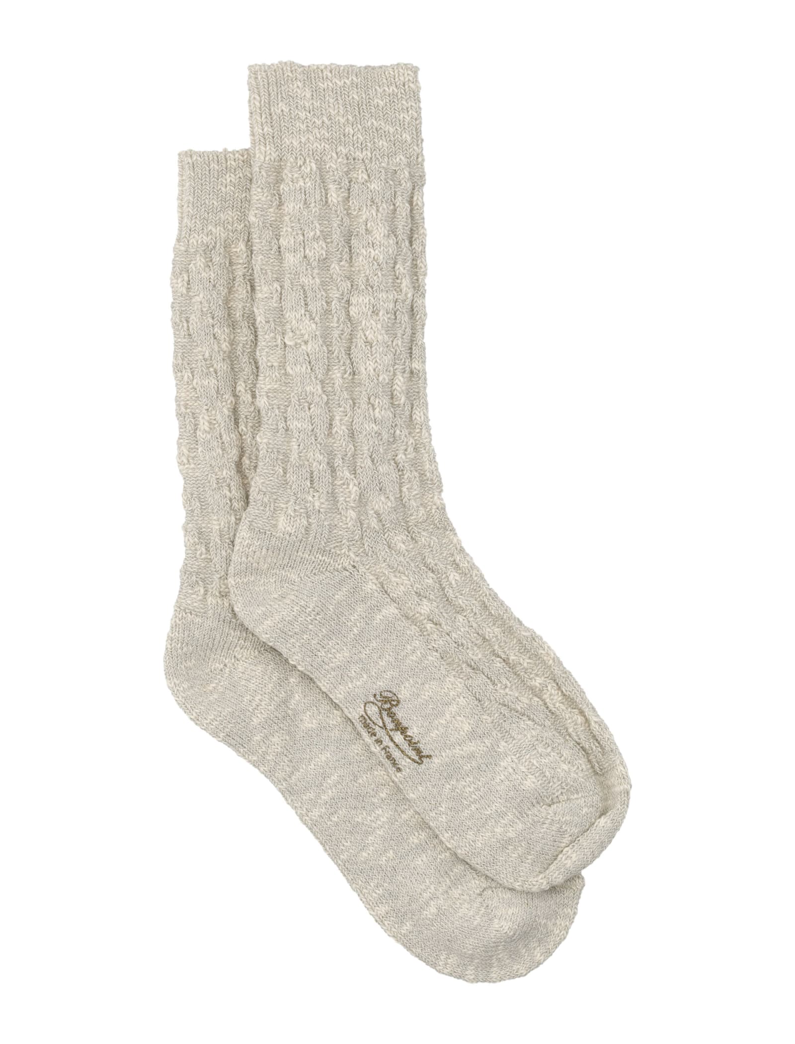 Bonpoint Knit Sock In Mastic Chine