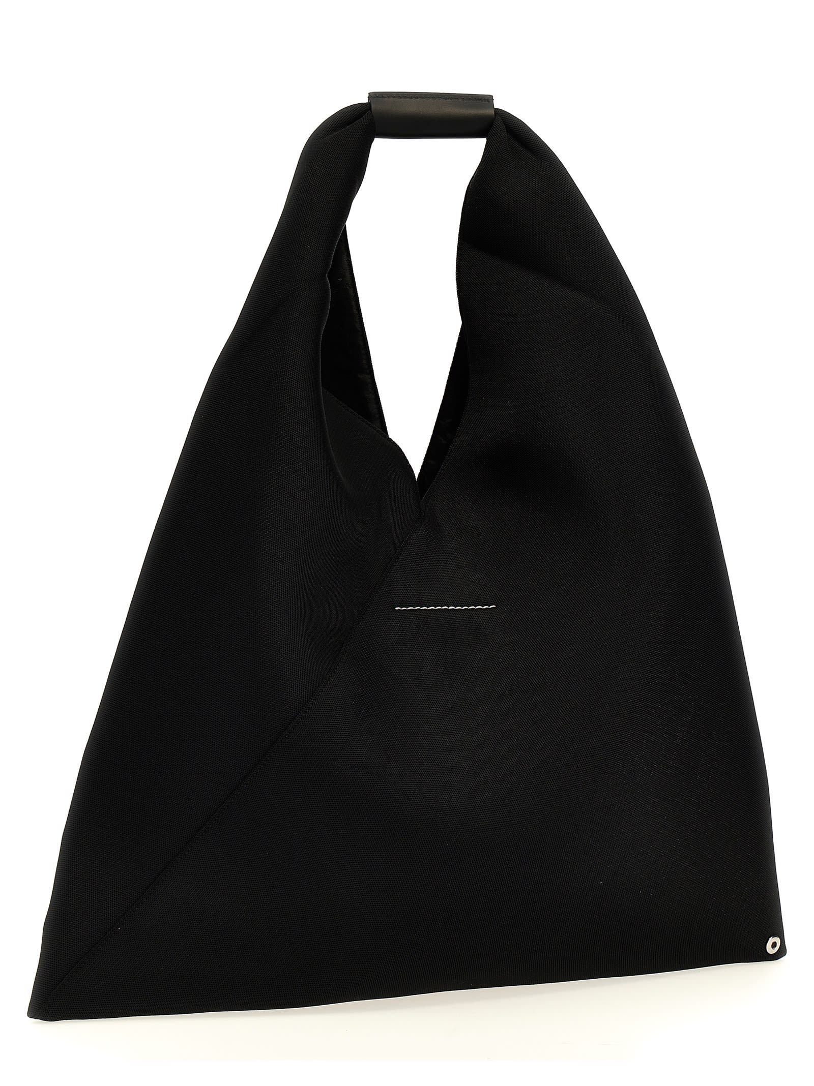 Shop Mm6 Maison Margiela Classic Japanese Shoulder Bag In Black