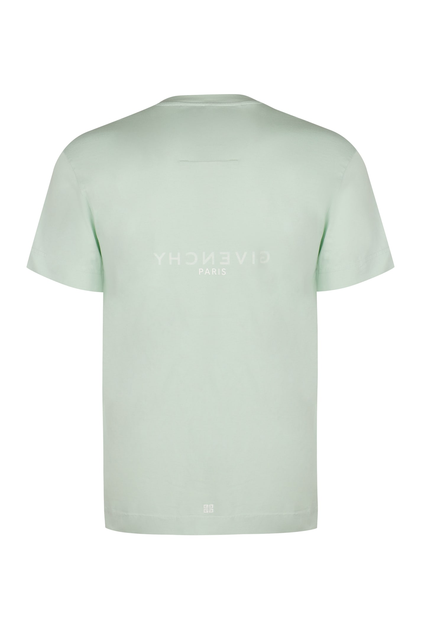 Shop Givenchy Cotton Crew-neck T-shirt In Green