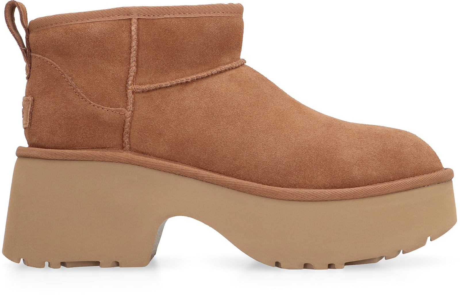 Ugg Brown 'ultra Mini New Heights' Boots In Brown