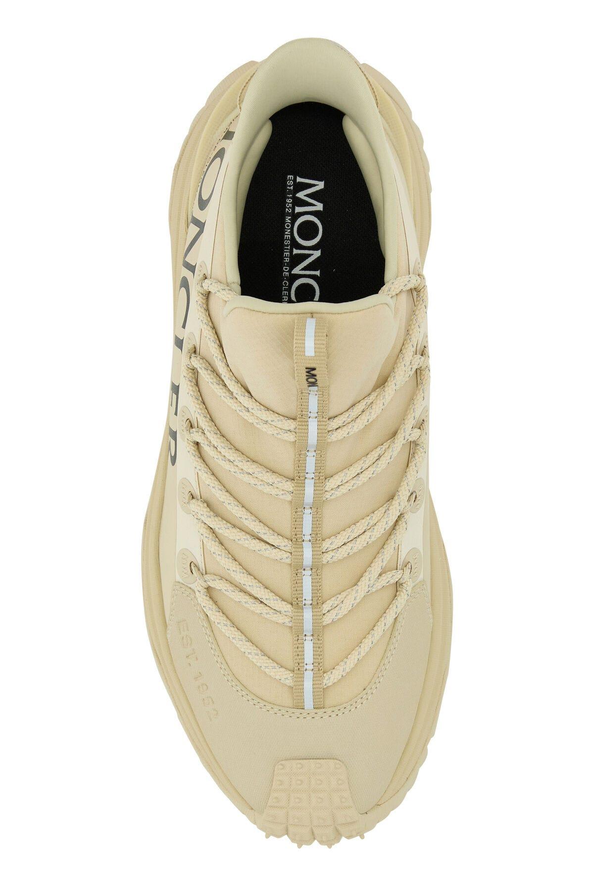 Shop Moncler Beige Fabric And Rubber Trailgrip Lite2 Sneakers