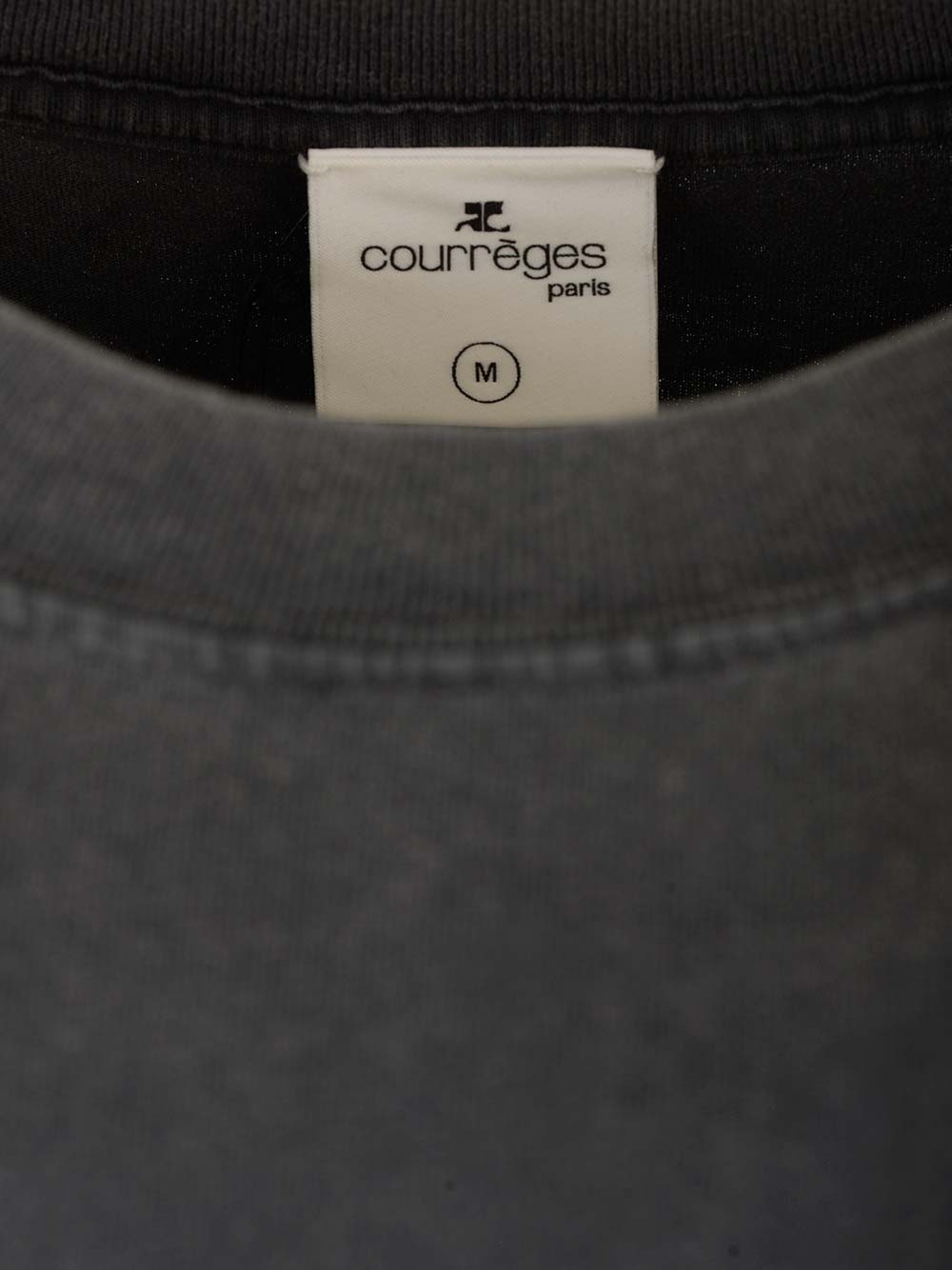 COURRÈGES STONE WASHED COTTON -SHIRT 