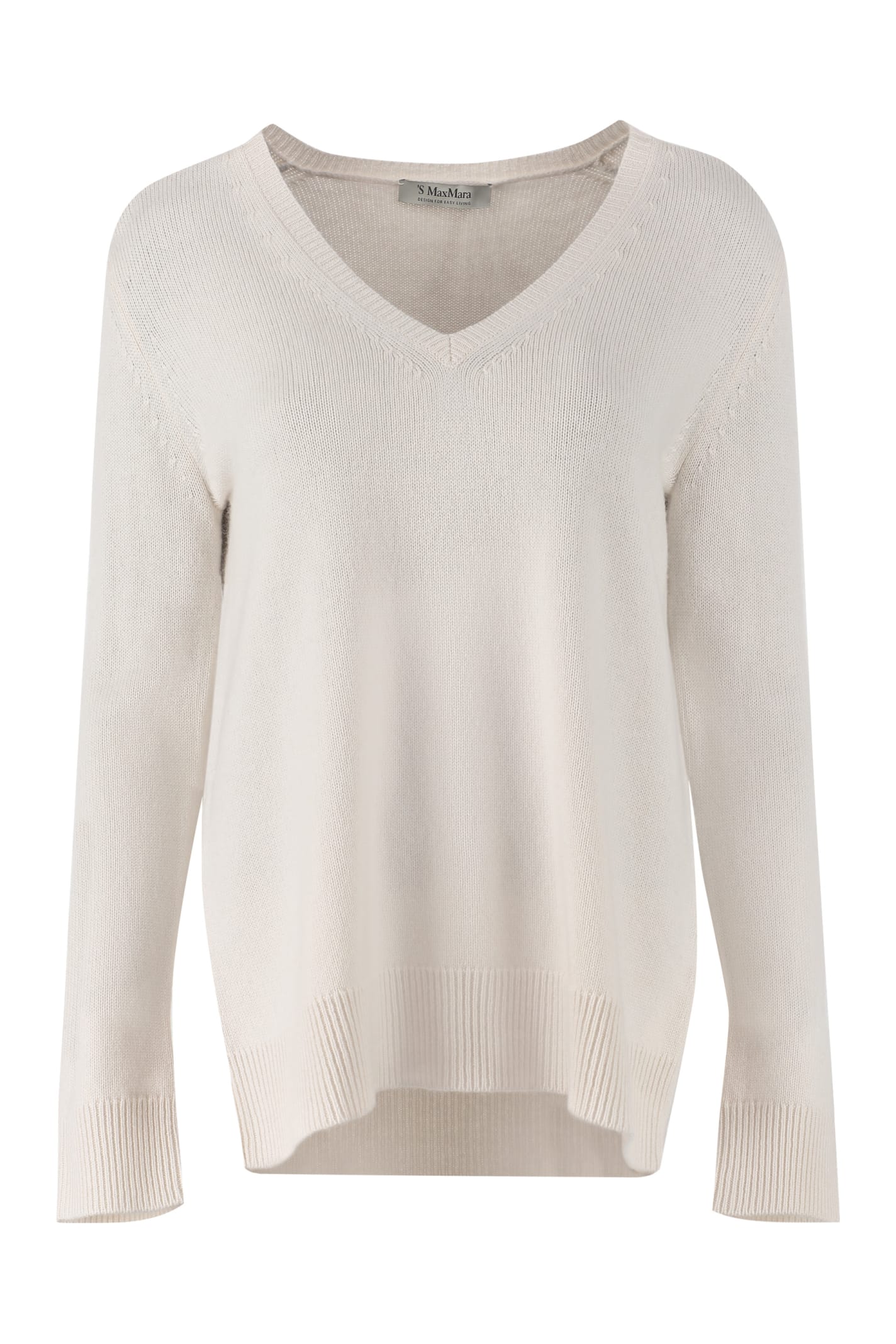 Shop 's Max Mara Verona Wool And Cashmere Pullover In Beige
