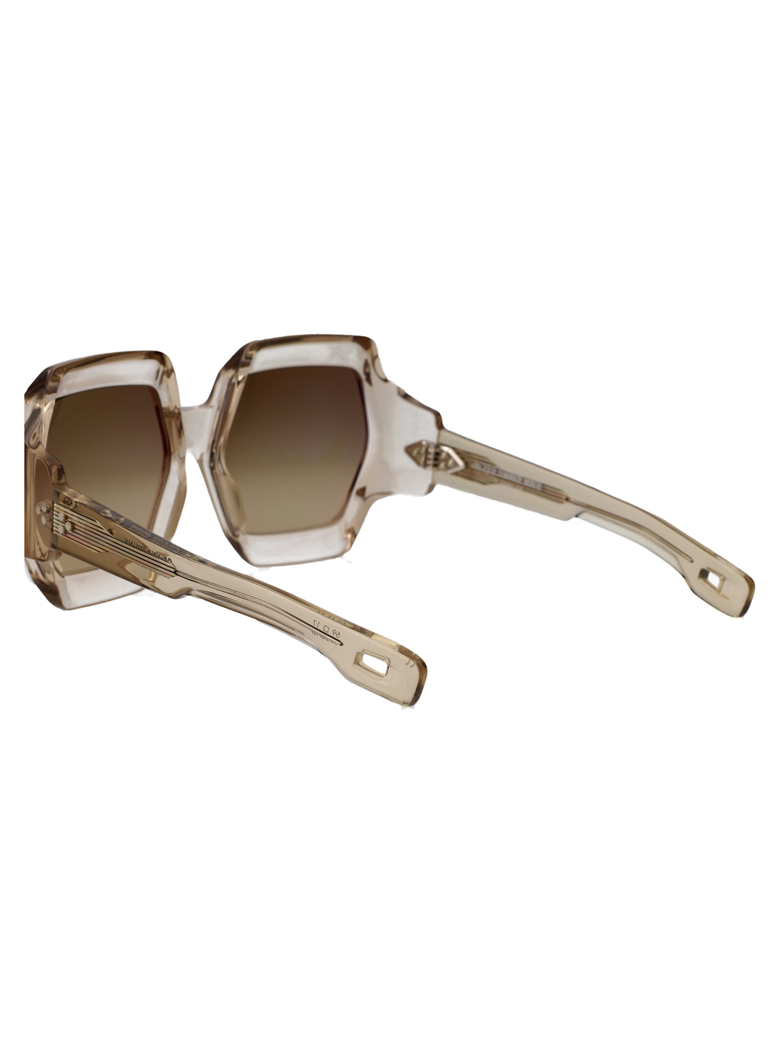 Shop Jacques Marie Mage Grand Funk Sunglasses In Sahara