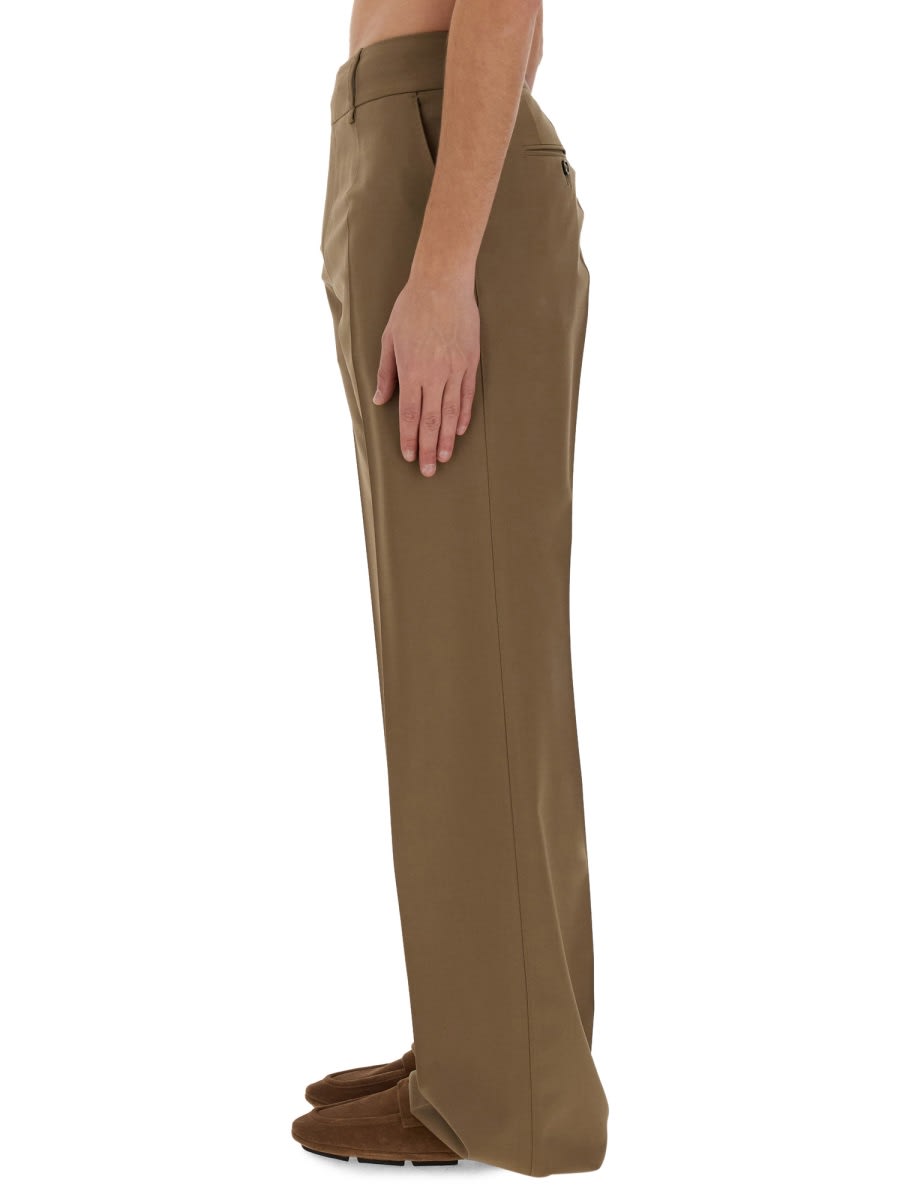 Shop Dolce & Gabbana Tailored Pants In Beige