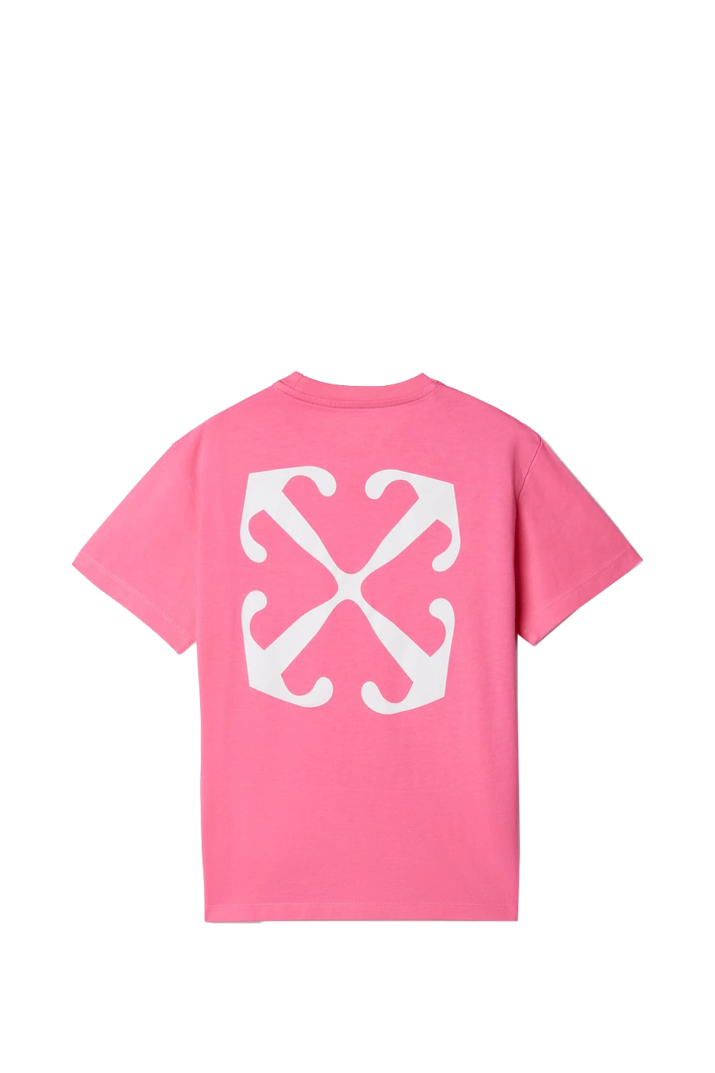 Shop Off-white T-shirt With Off Logo In Rose
