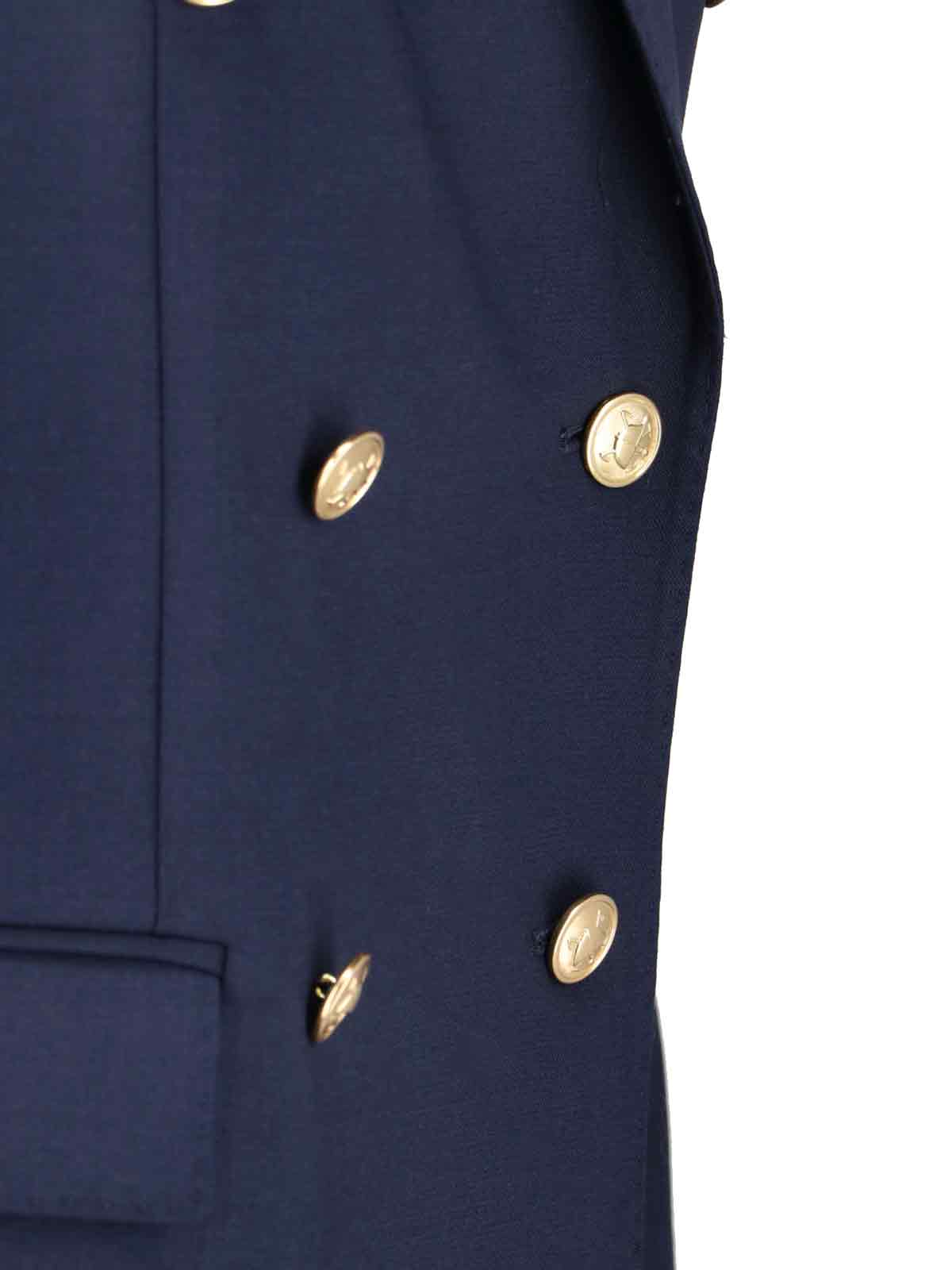 Polo Ralph Lauren Double-breasted Notched Blazer In Black