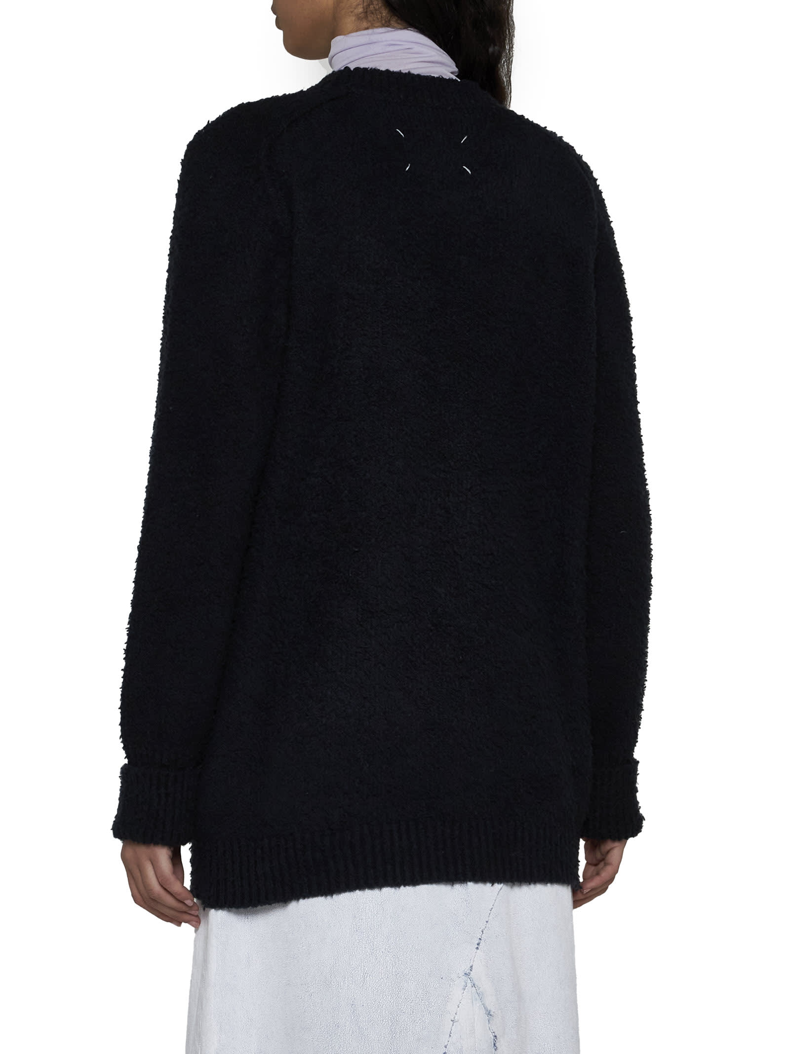 Shop Maison Margiela Sweater In Black