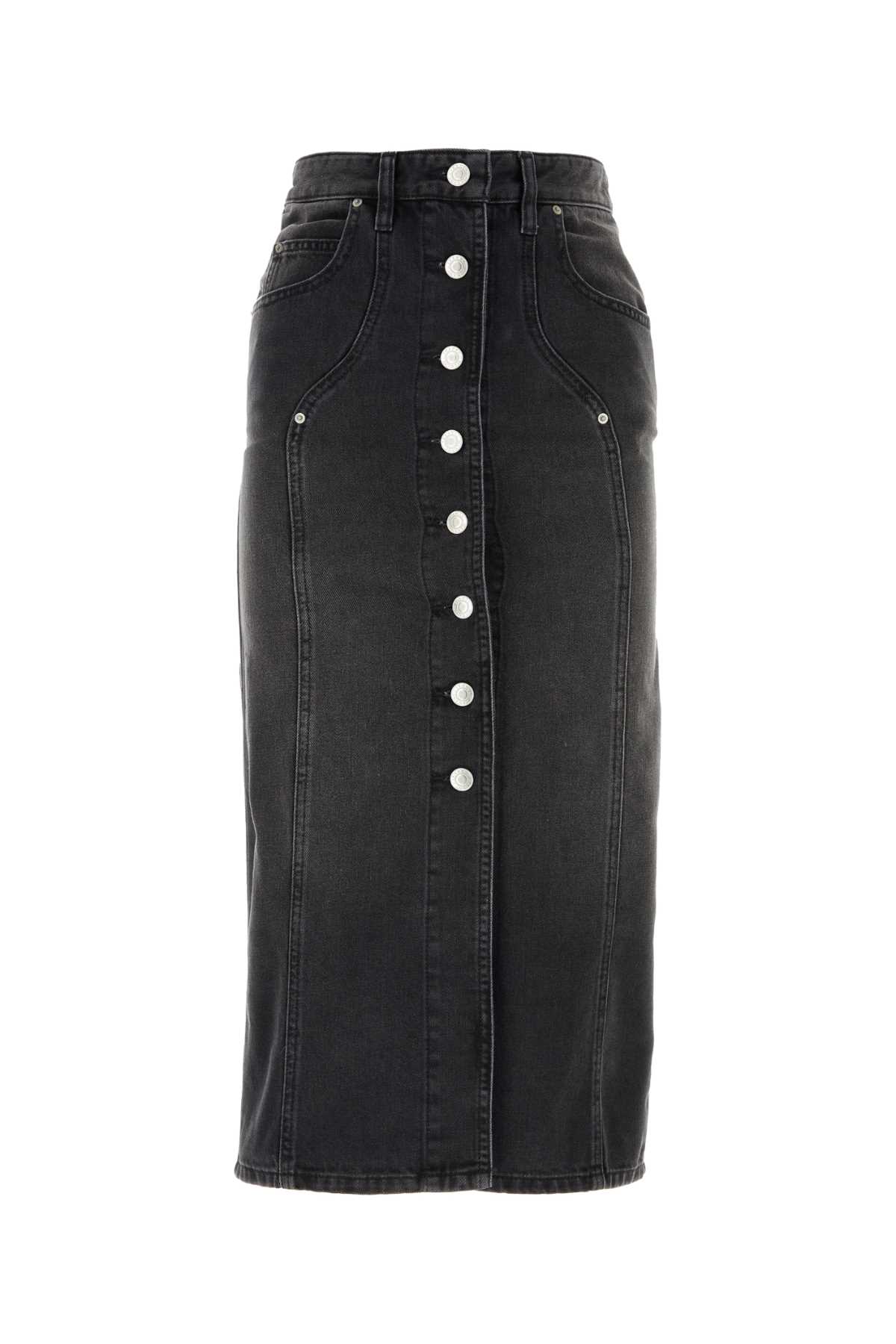 Marant Étoile Black Denim Vandy Skirt