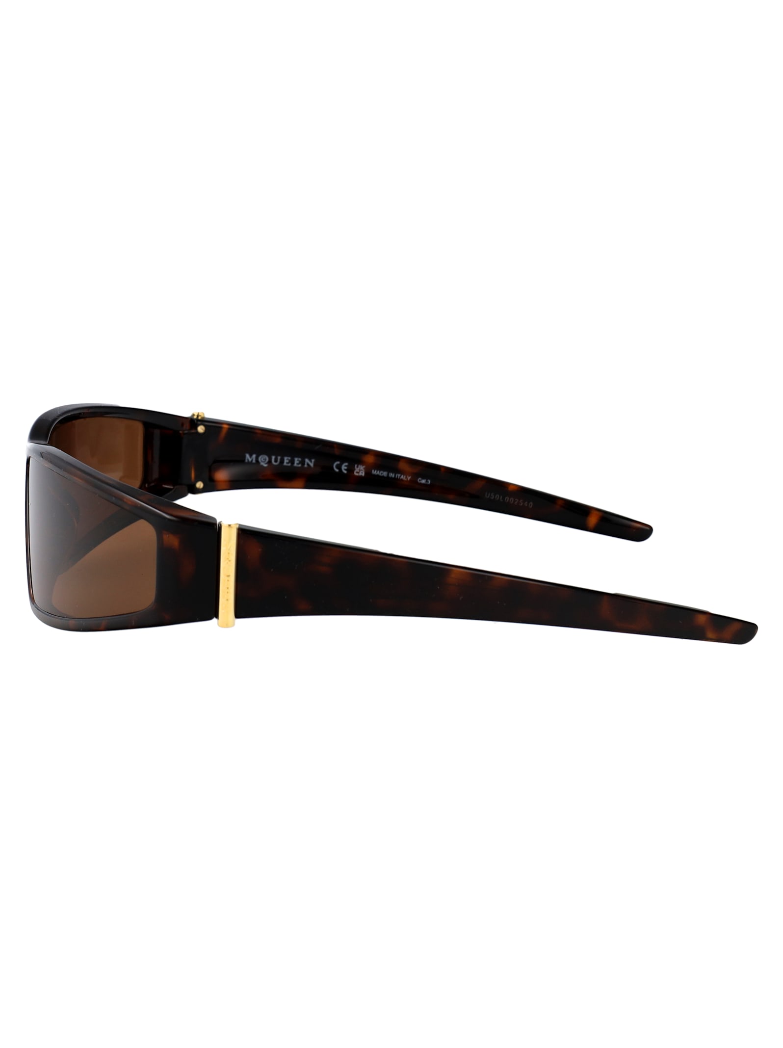 Alexander Mcqueen Havana-havana-brown Bio Injection Sunglasses