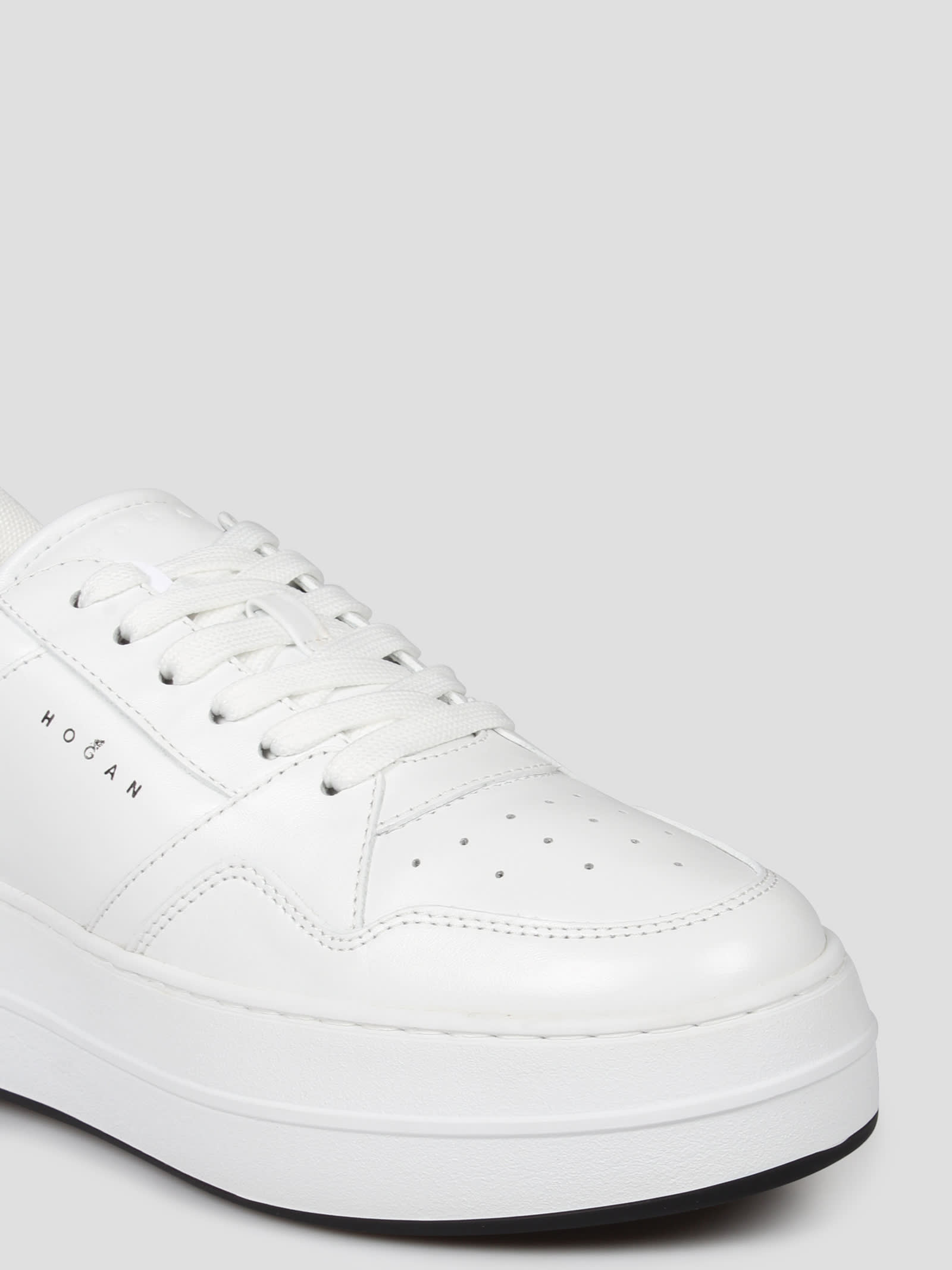 Shop Hogan Skyscraper H-670 Sneakers In White