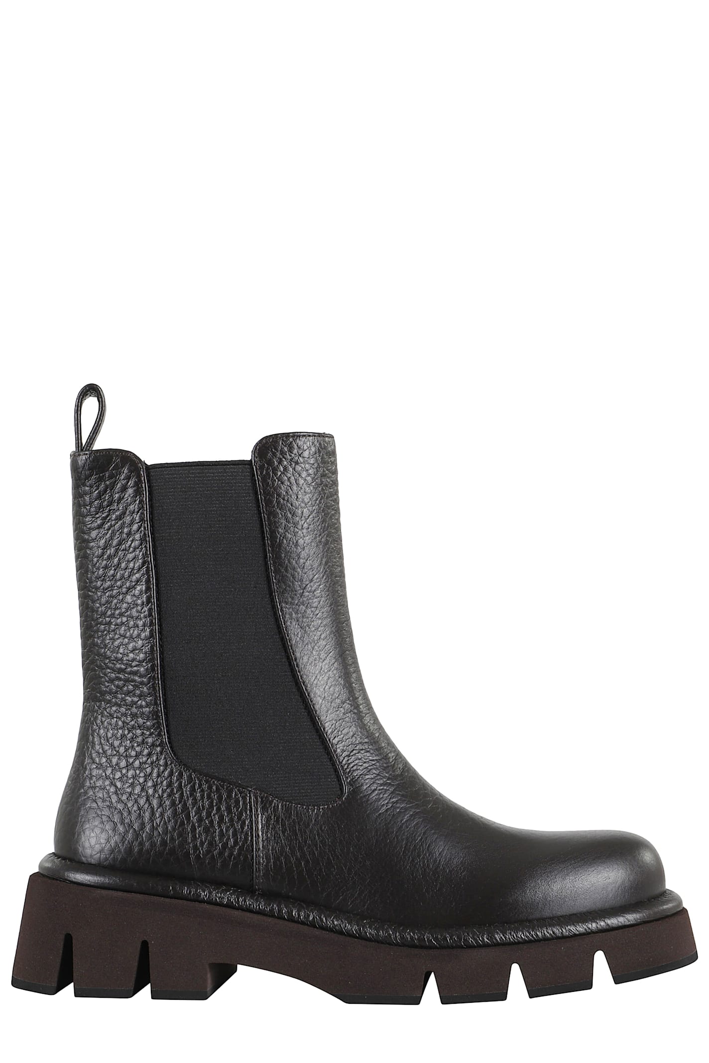 Paloma Barceló Textured Platform Boots In Black
