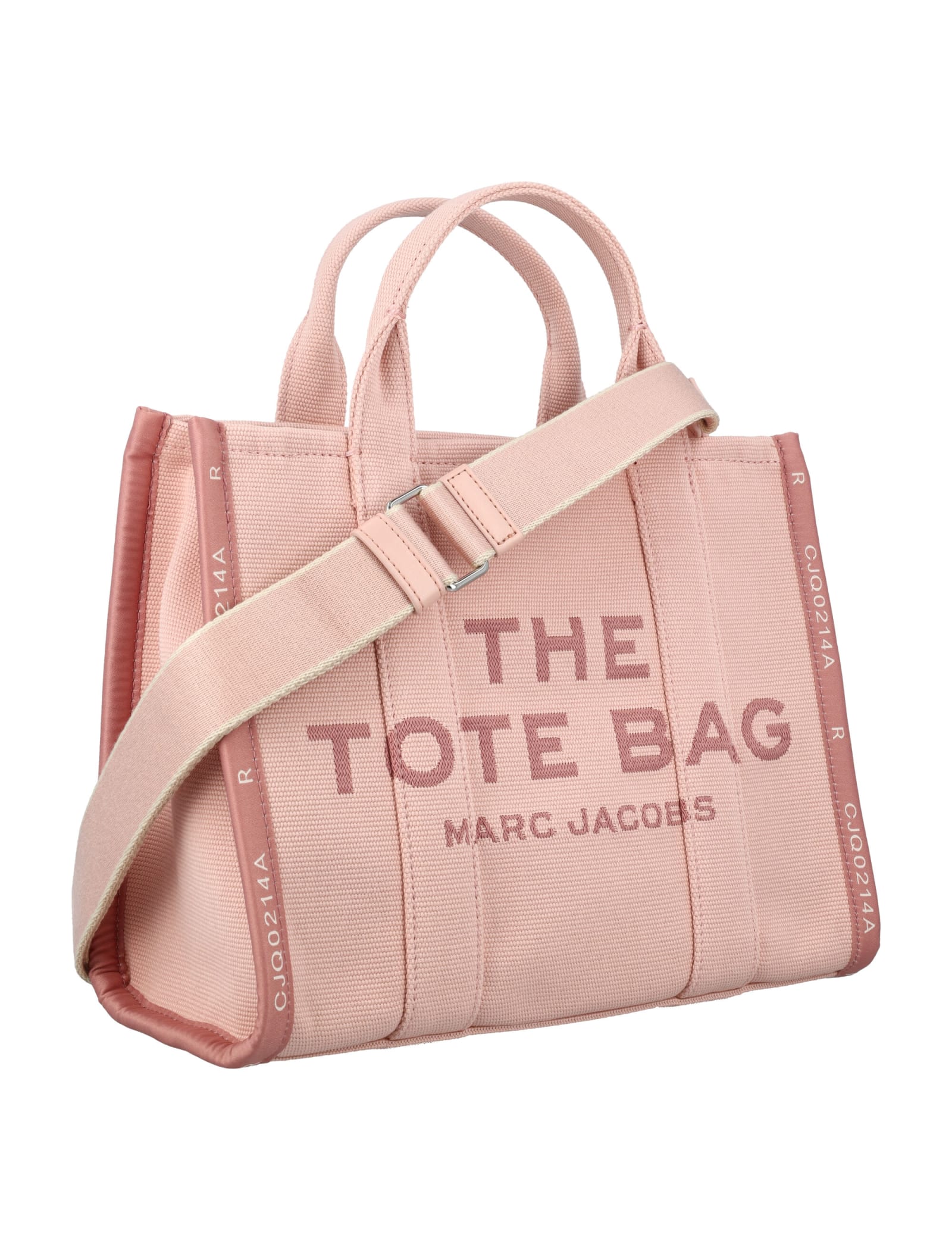 Shop Marc Jacobs The Jacquard Medium Tote Bag In Rose