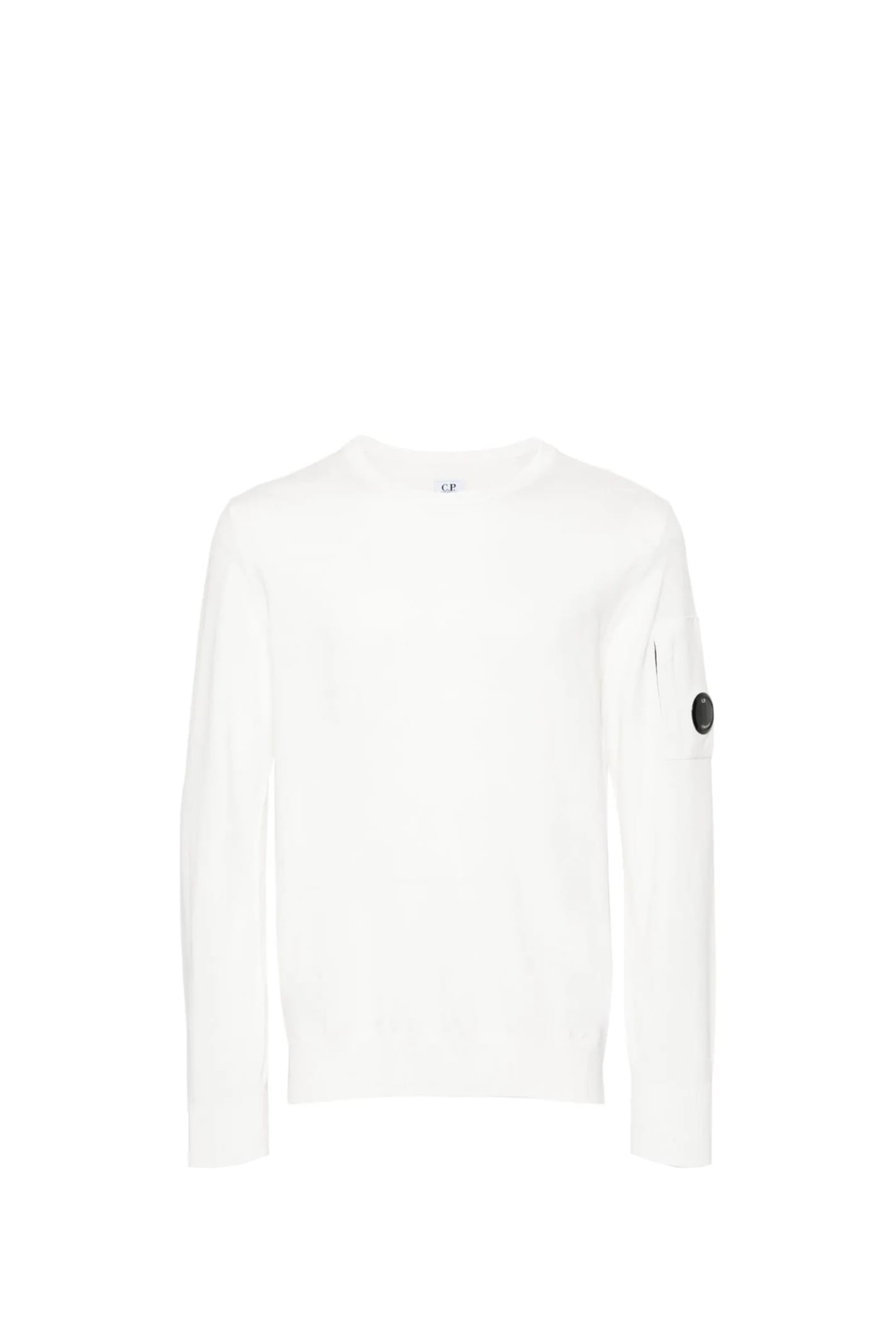 C.p. Company Sweater  In White