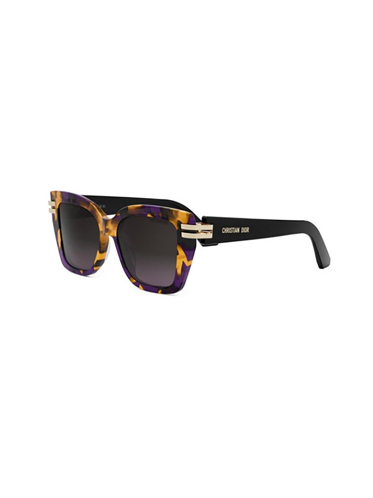 Shop Dior Square Frame Sunglasses In 24f2