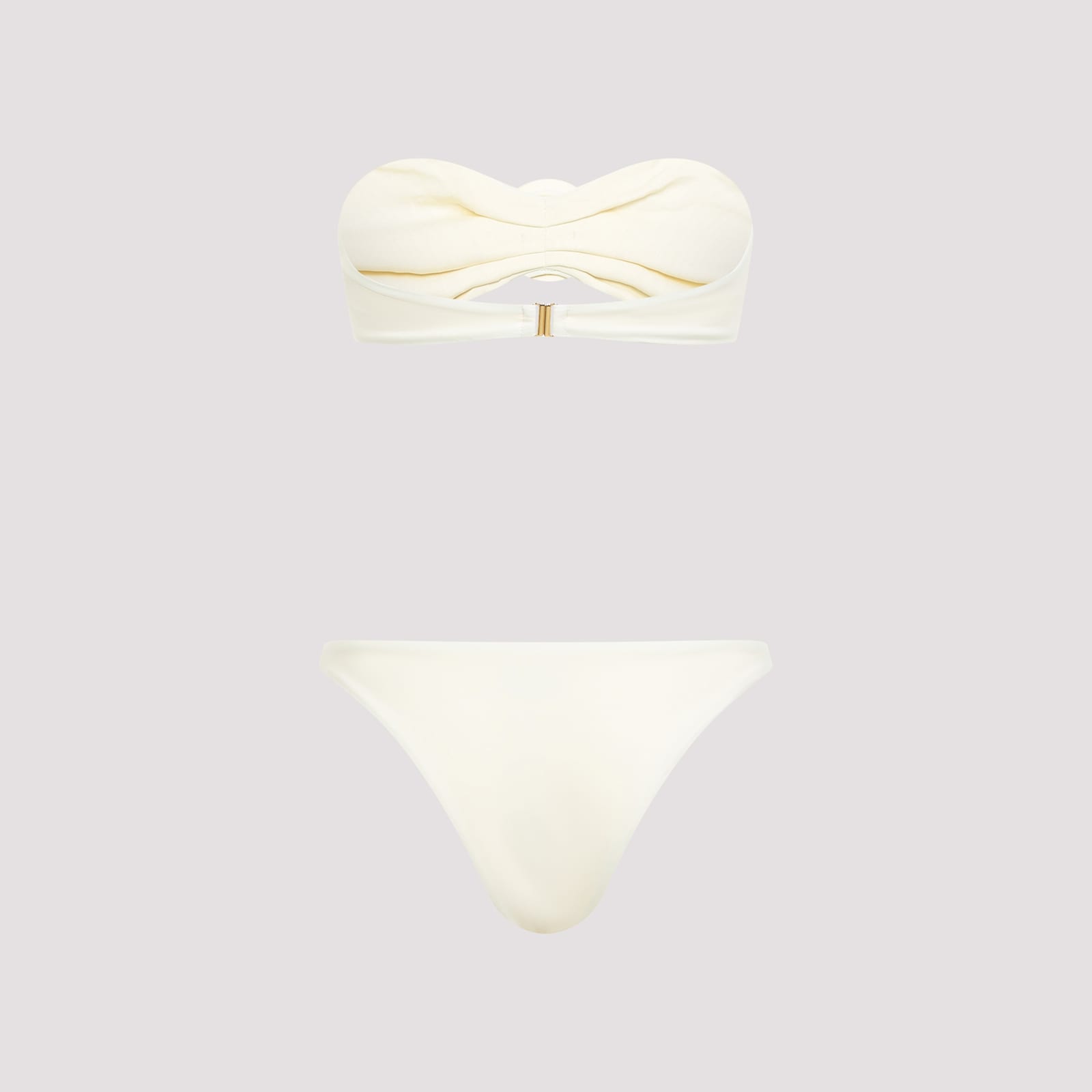 La Reveche Vesna Ivory Polyamide Bikini In Ivory