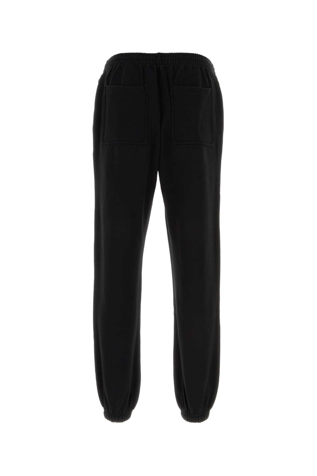 Represent Black Cotton Joggers In Black