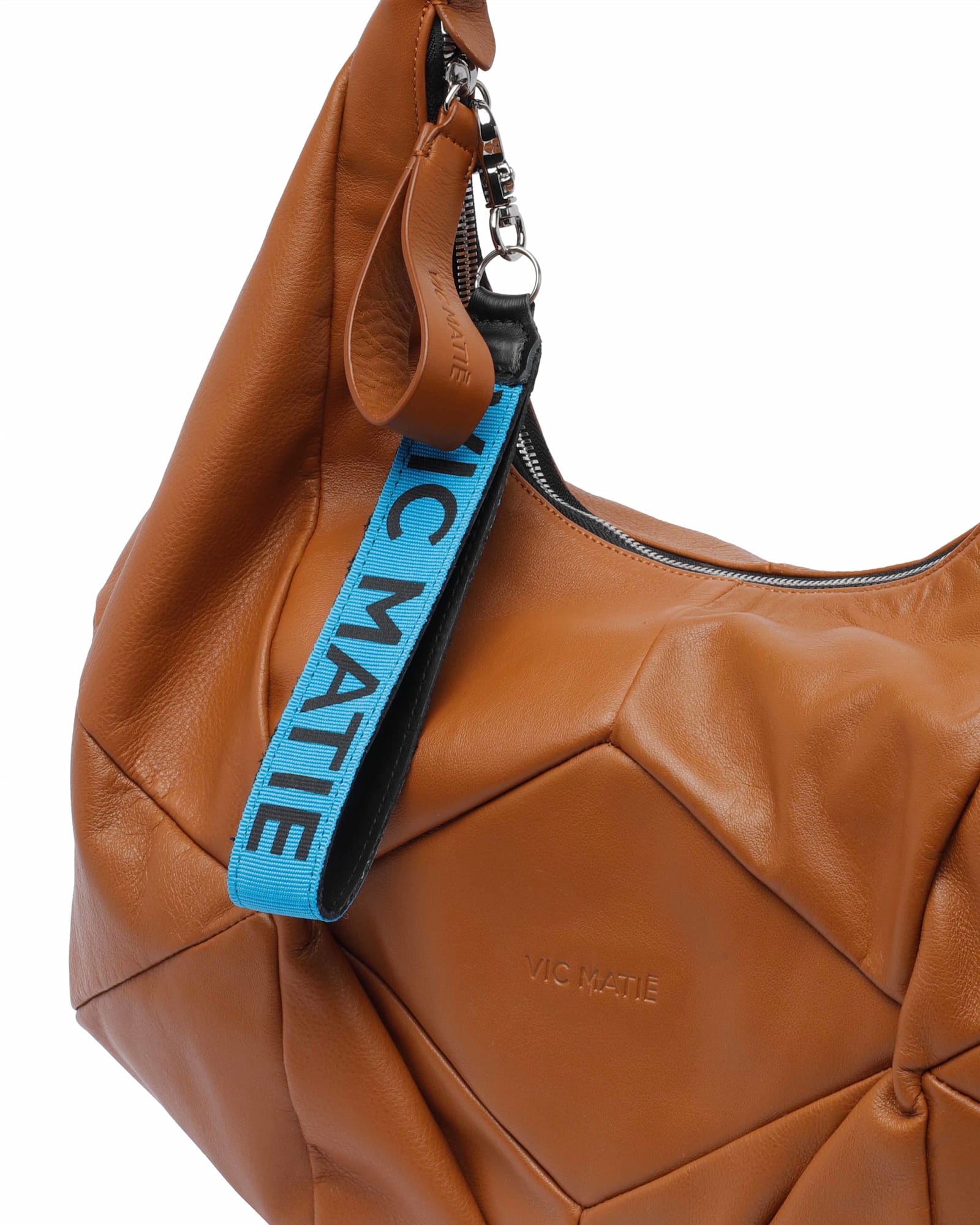 VIC MATIE LEATHER SHOULDER BAG