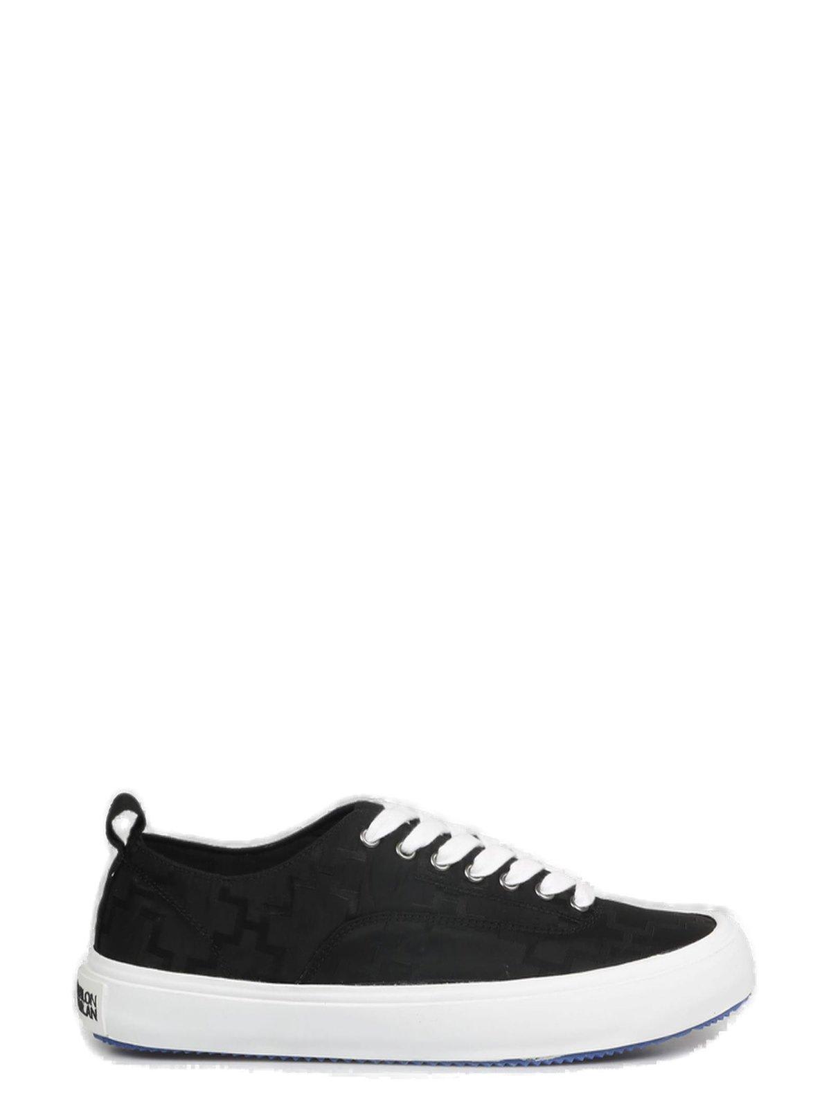 All Over Cross Lace-up Sneakers