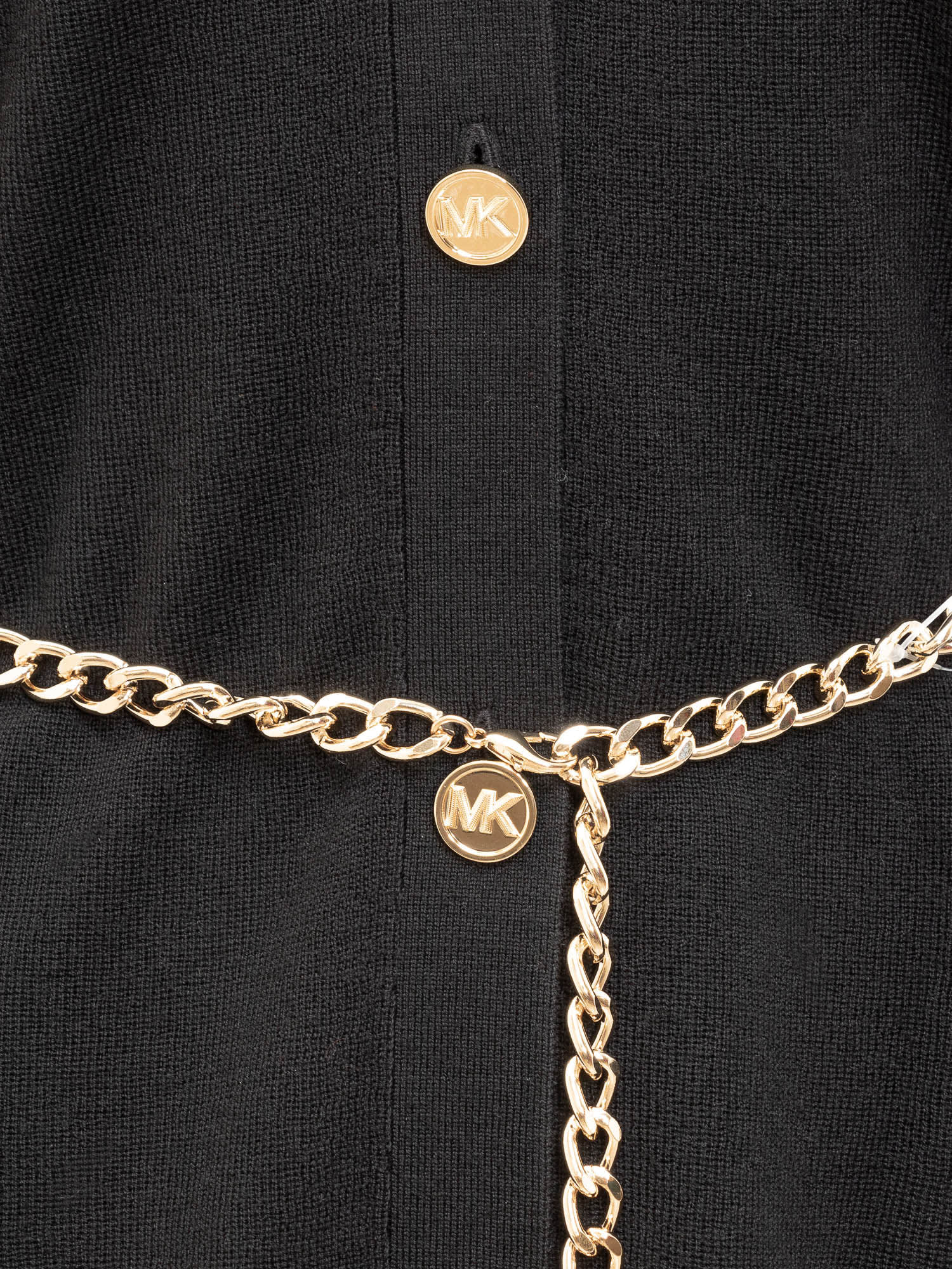 MICHAEL KORS EMPIRE CHAIN CARDIGAN 