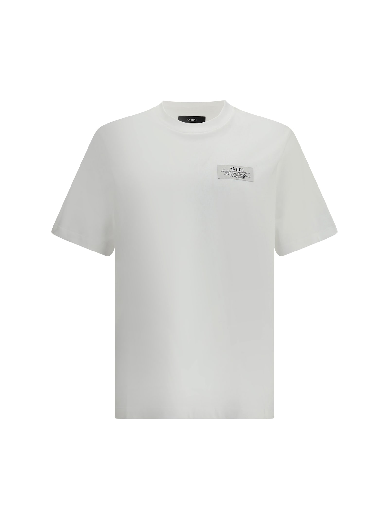 Amiri Logo-patch T-shirt In White
