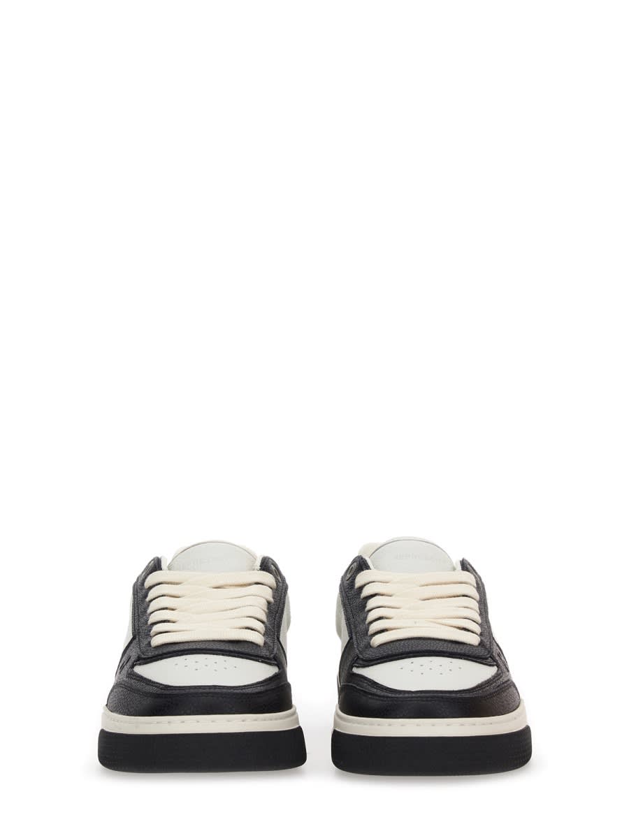 Represent Two-tone Leather And Suede Initial Sneakers