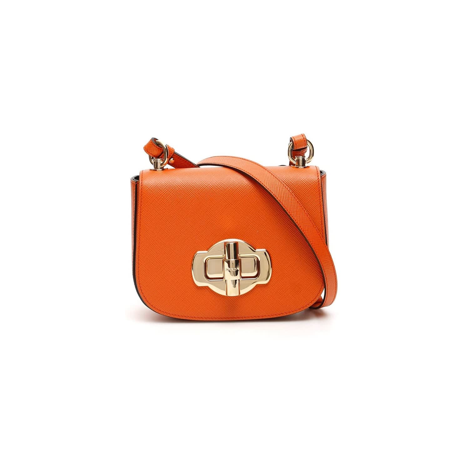 Prada Saffiano Maxi Twist-lock Shoulder Bag