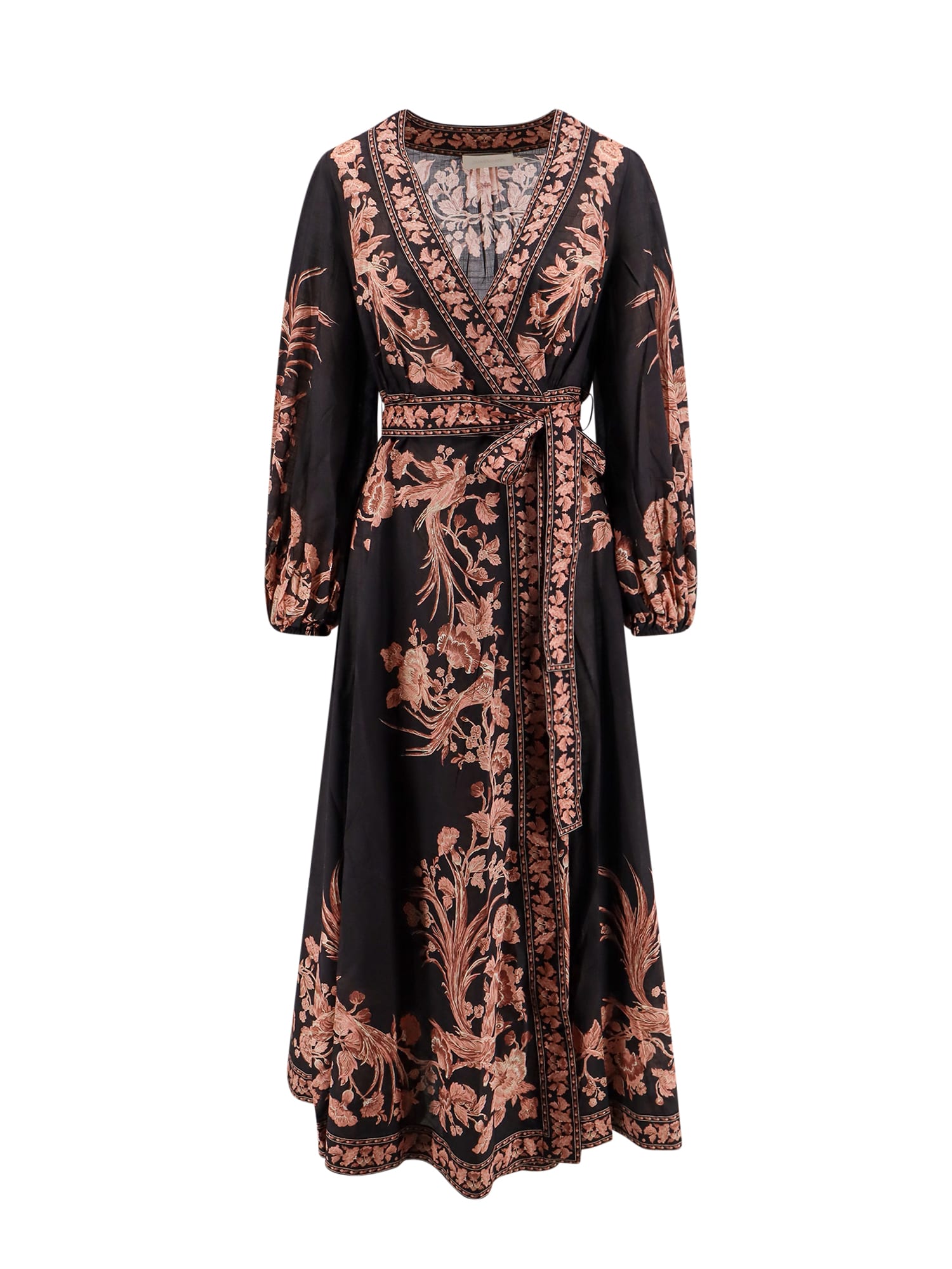 Shop Zimmermann Dress In Black