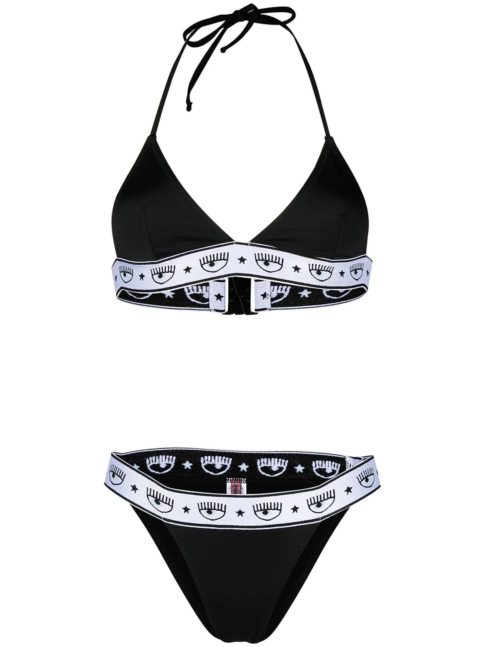 Chiara Ferragni Black Bikini Set