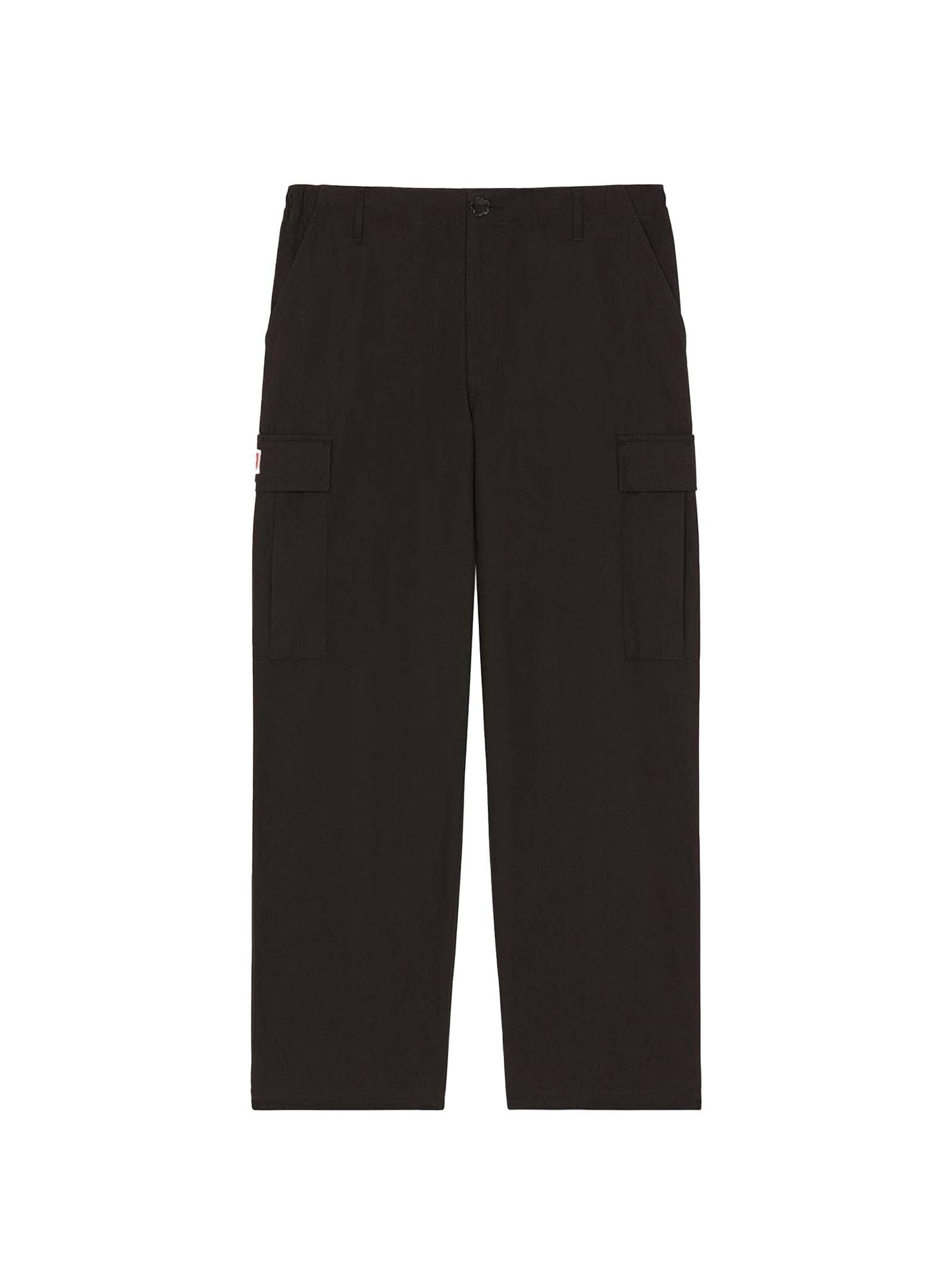 Kenzo Workwear Cargo Trousers In Black