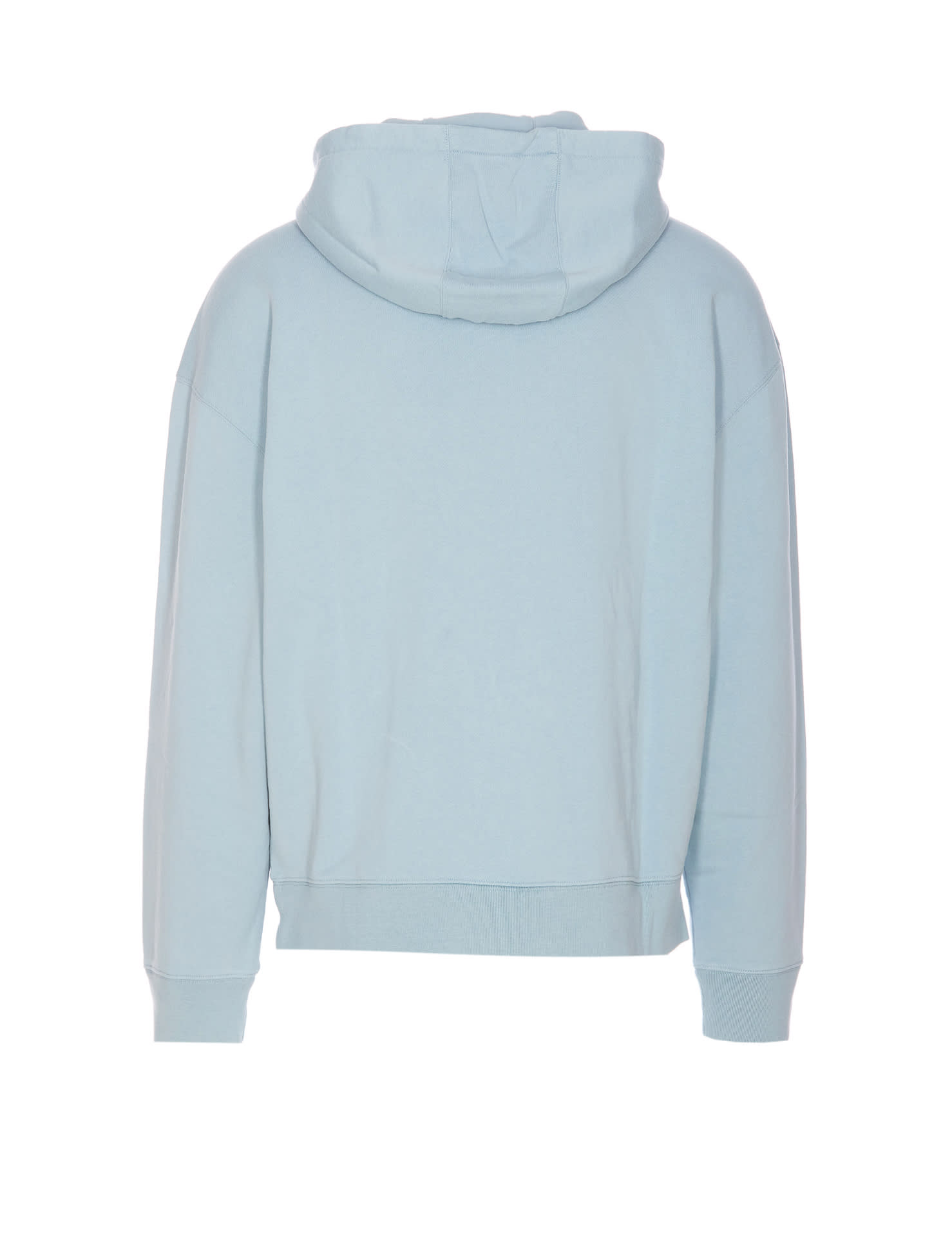 Maison Kitsuné Bold Fox Head Hooded Sweatshirt In White