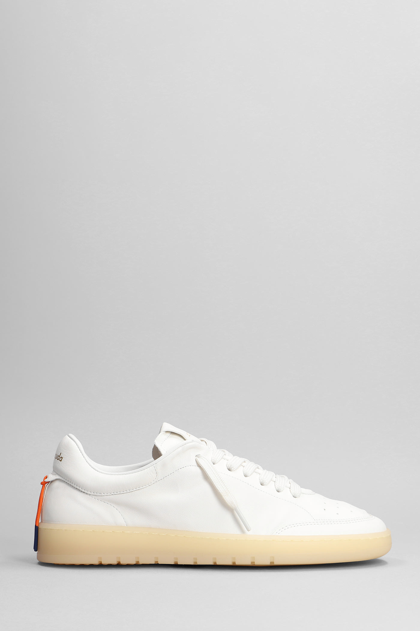 BARRACUDA SNEAKERS IN WHITE LEATHER