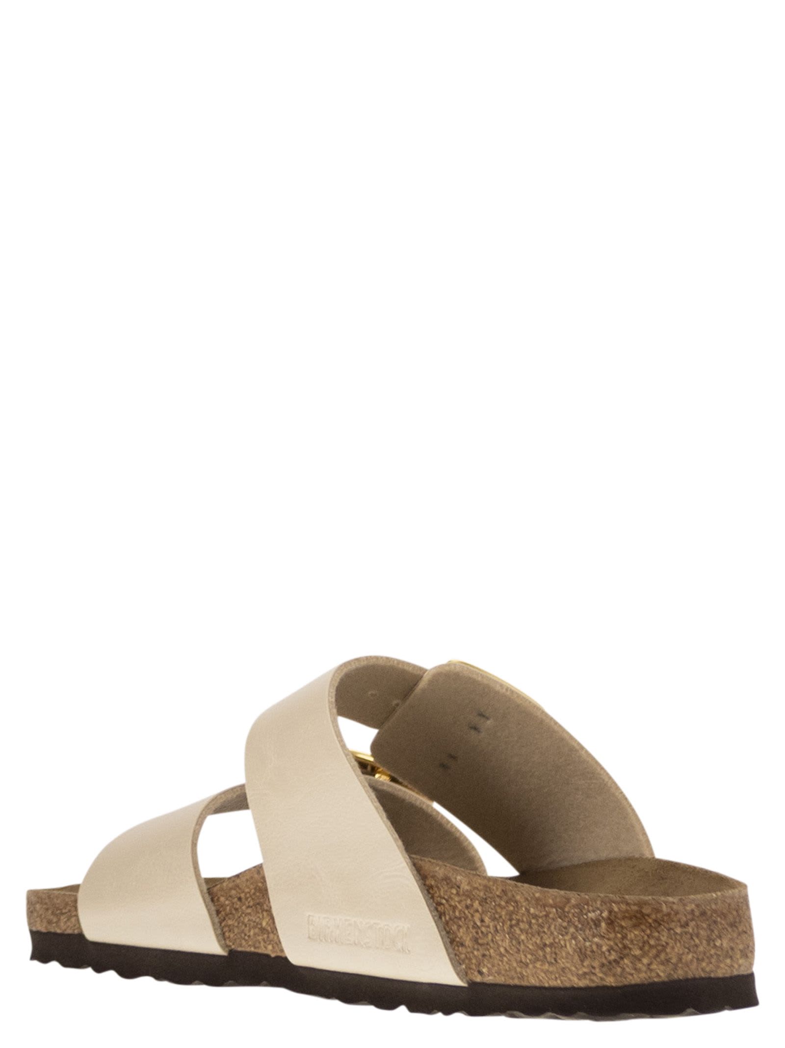 Birkenstock Sydney Cb - Sandal With Two Straps And Buckles In Pearl