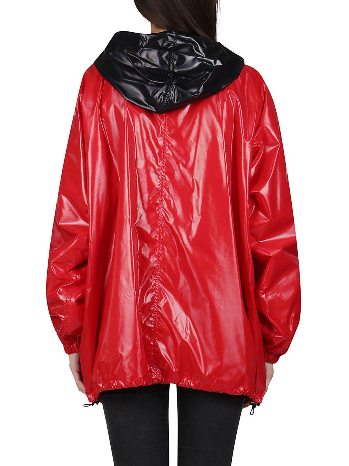 Shop Givenchy Hooded Jacket In Red