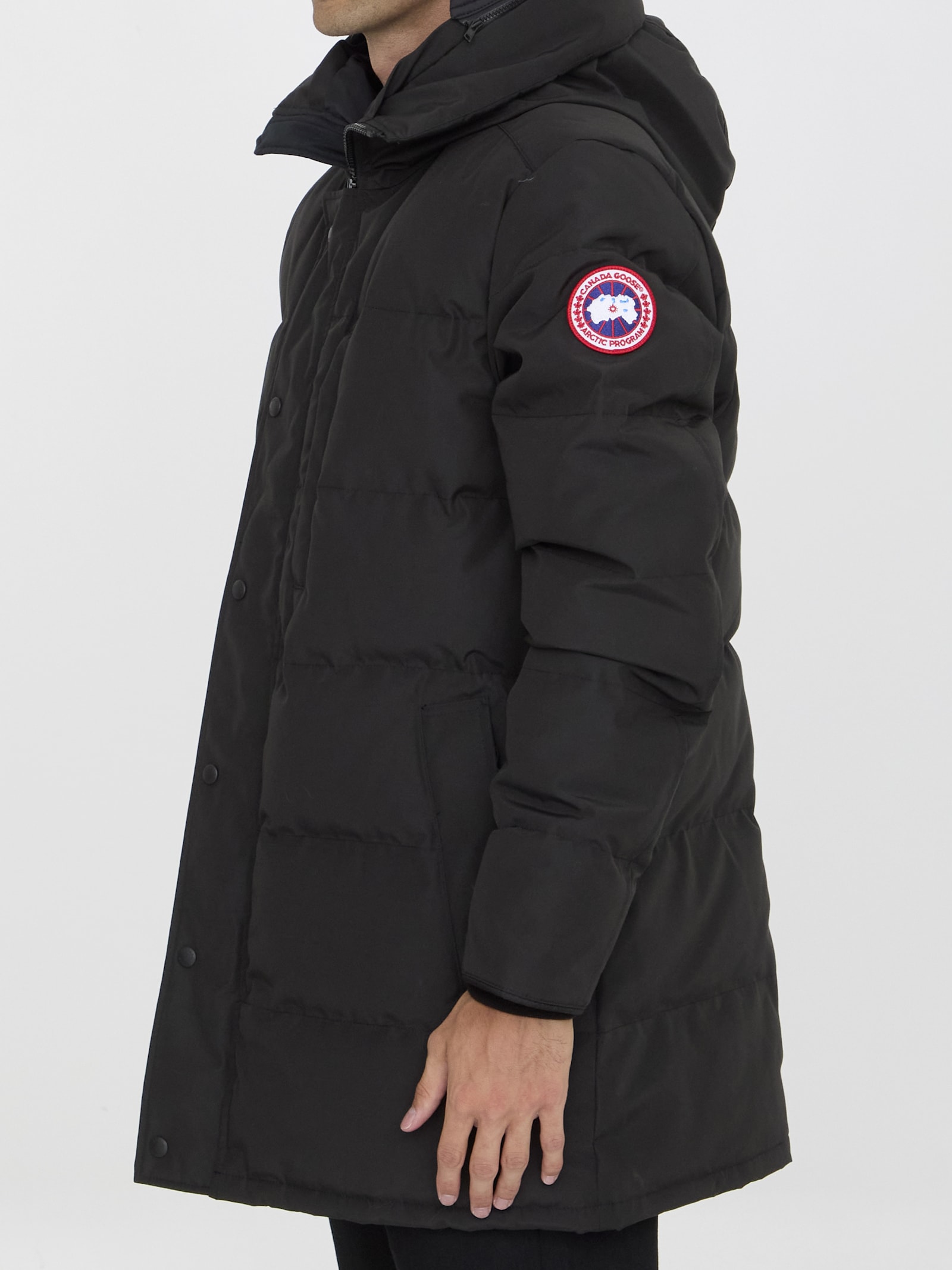 Shop Canada Goose Carson Down Jacket In Black